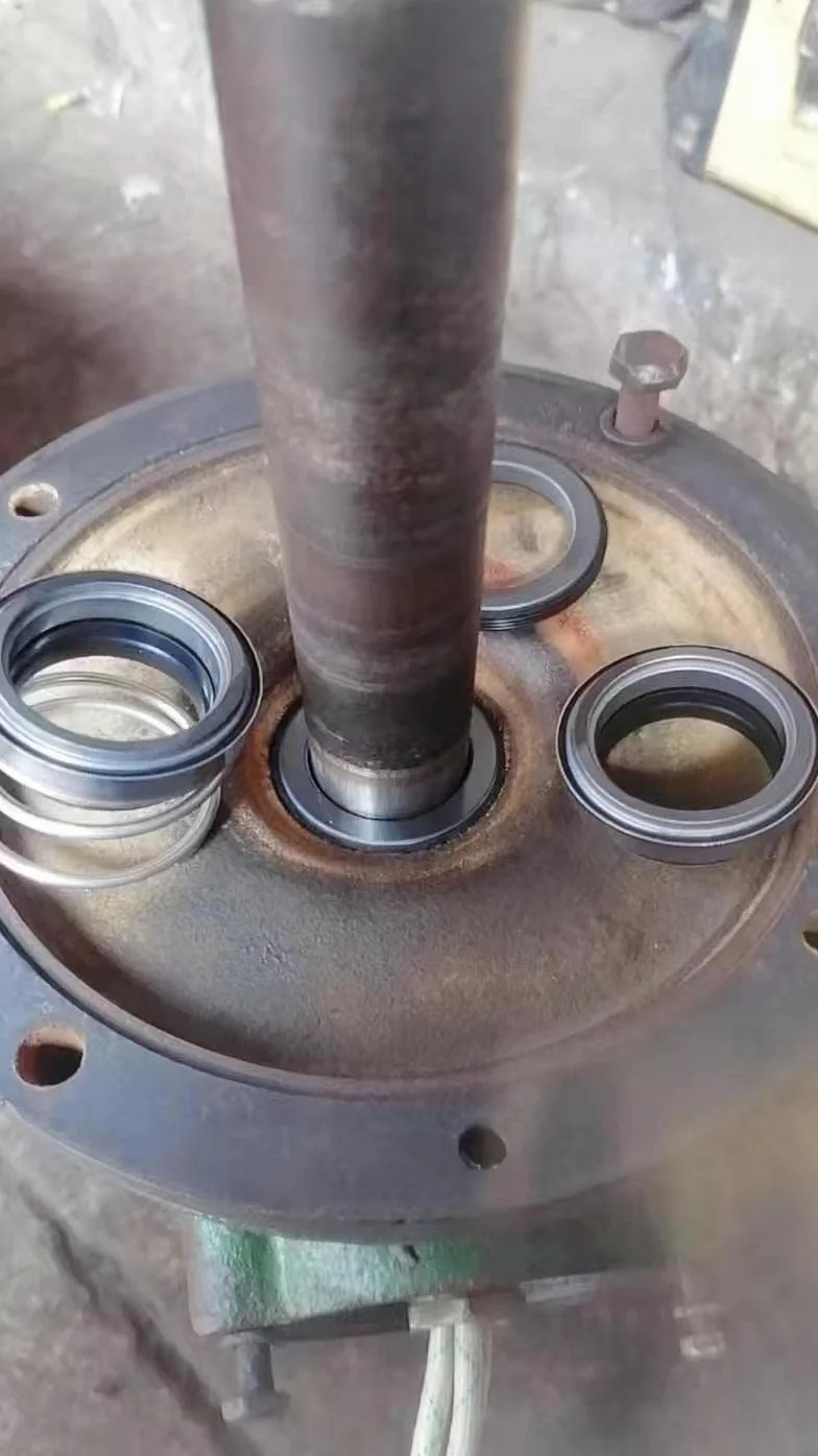 Othmro 2 szt. średnica wewnętrzna 22 mm, stop tworzywa sztucznego, mechaniczne uszczelnienie wału, zamiennik uszczelnienia wału 202-22, do wału pompy, pompy wodnej, uszczelnienie mechaniczne do