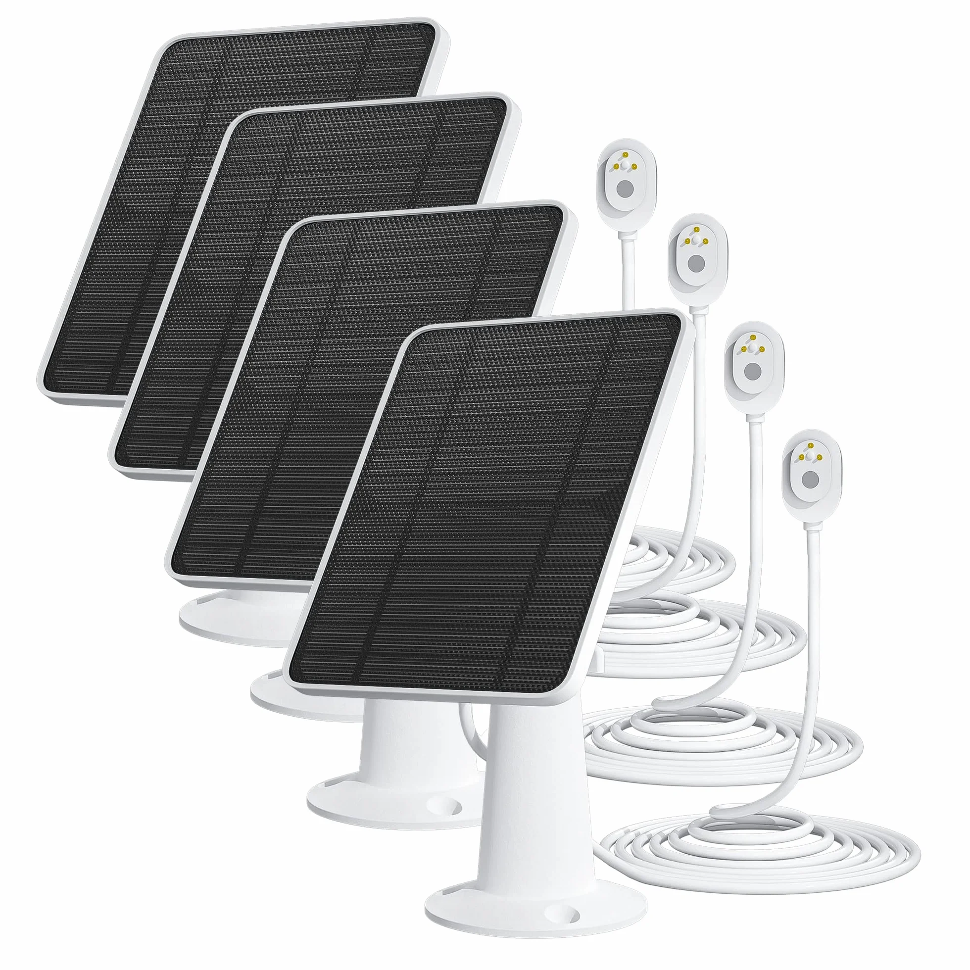 Ładowarka do paneli słonecznych kompatybilna z kamerą bezpieczeństwa Arlo Ultra/Ultra 2/Pro 3/Pro 4/Pro 3 Floodlight, 5 V, 4 W, ładowanie paneli słonecznych, IP65, odporna na warunki atmosferyczne, 3