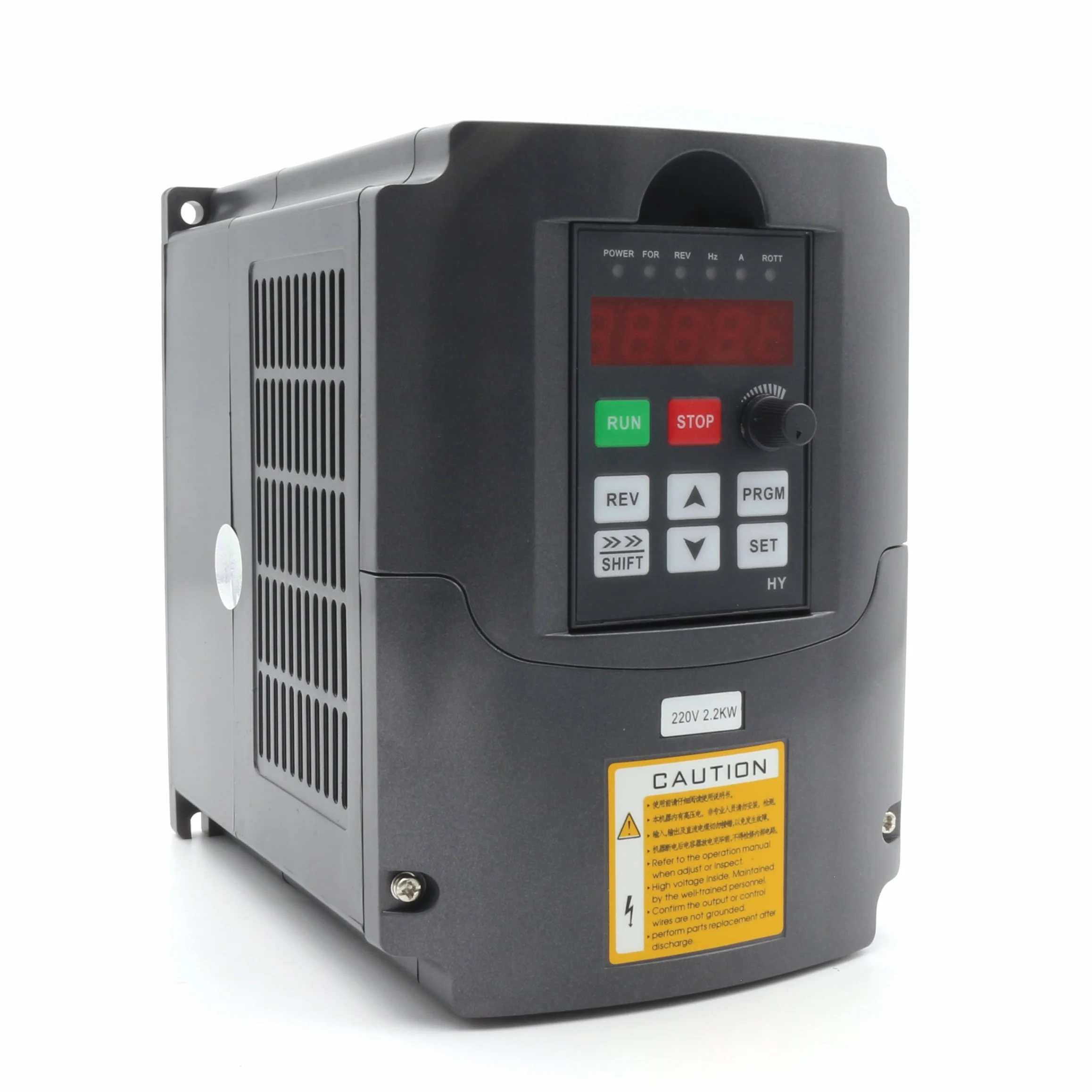 RATTMMOTOR 2,2 KW 220 V zmienny napęd częstotliwości VFD falownik 3-fazowy przetwornik częstotliwości 2200 W CNC z kablem przedłużającym 2 m regulowany do silnika wrzeciona kontrola prędkości