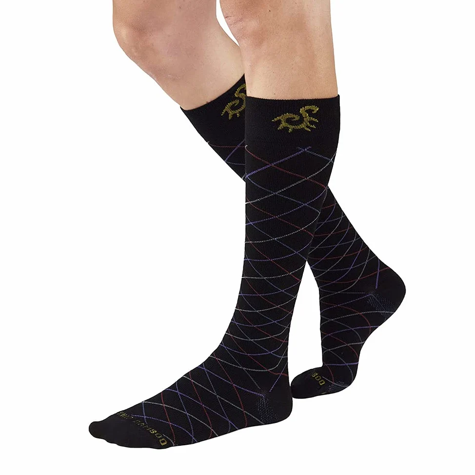 SOLIDEA Unisex Gambalety Skarpety For You Merinos Rumba Kompresja Stopniowa 18/24 mmHg, Nero, X-Large
