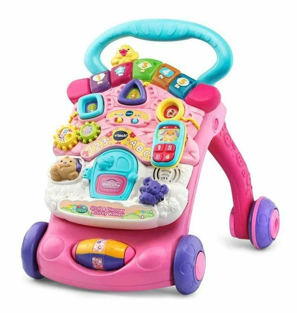VTech 505653 chodzik dla niemowląt, różowy