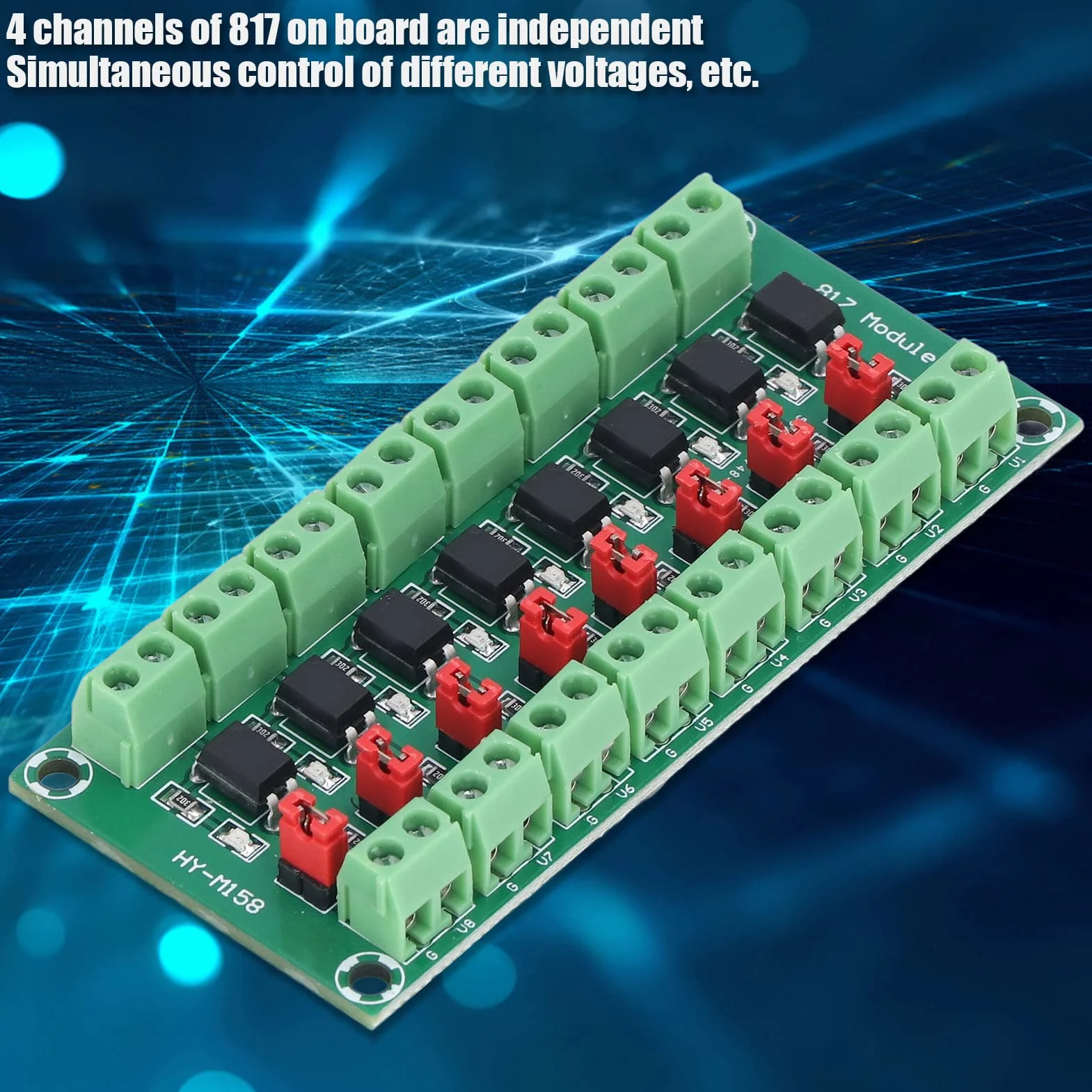 8-kanałowy Moduł Izolacyjny Transoptora Moduł Konwertera Sygnału PLC Moduł Izolatora Optoelektronicznego 3.6-30V