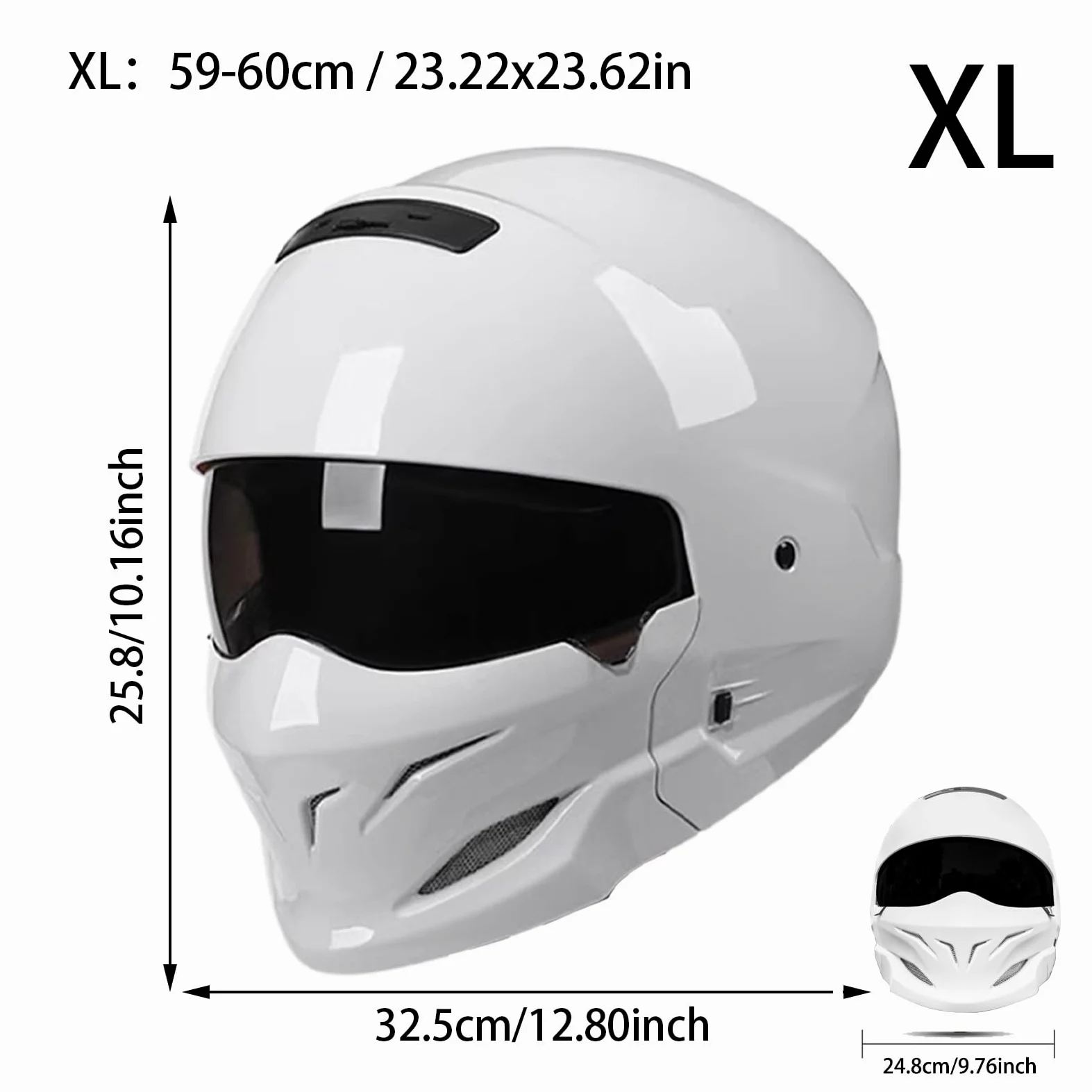 Męskie czapki ochronne na motocykl, czapka ochronna do motocykli ulicznych - kask w stylu retro do wyścigów szosowych, dla dorosłych