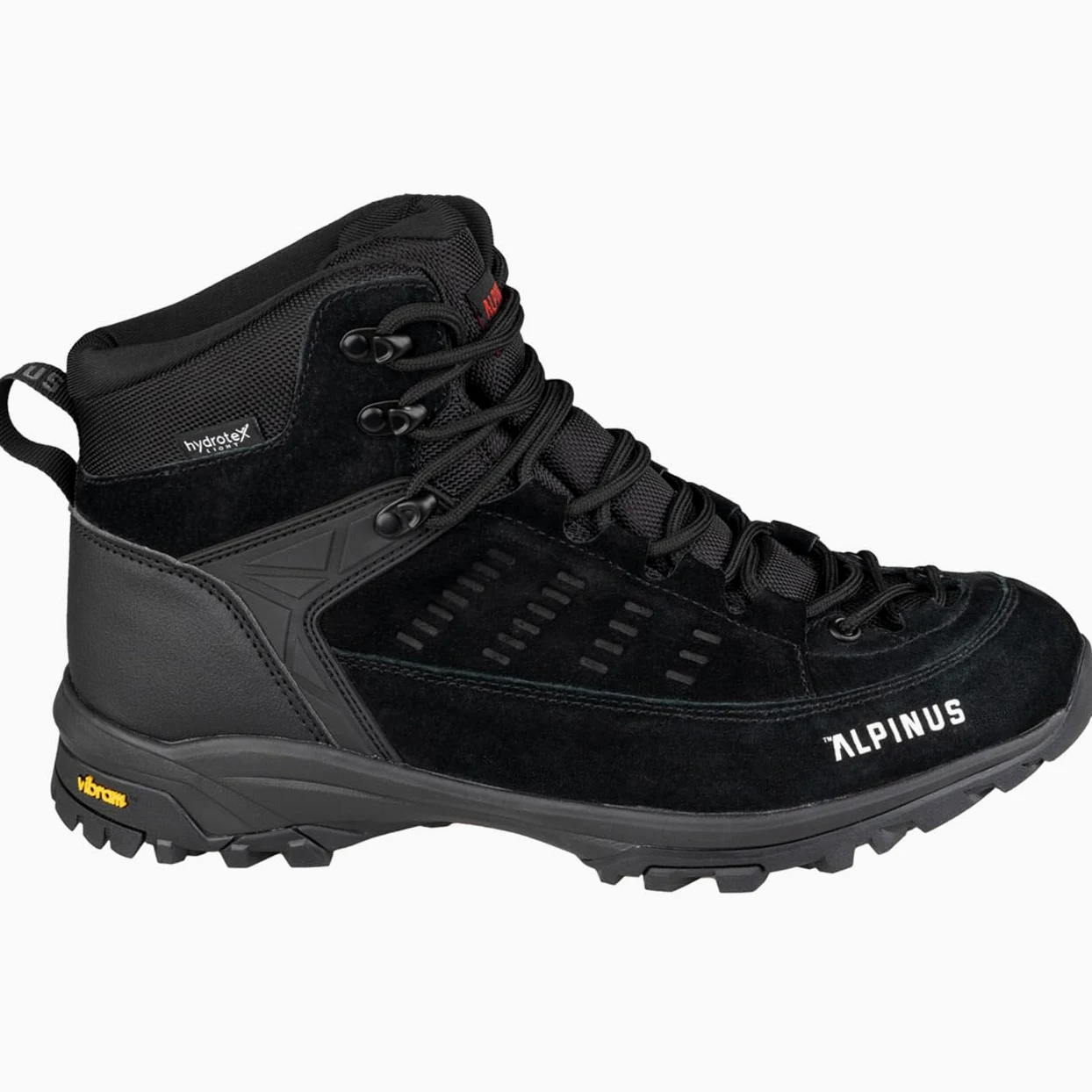 Alpinus - Buty Trekkingowe Męskie Brasil Plus M, Buty Turystyczne, Górskie, Hikingowe, czarne JS18659