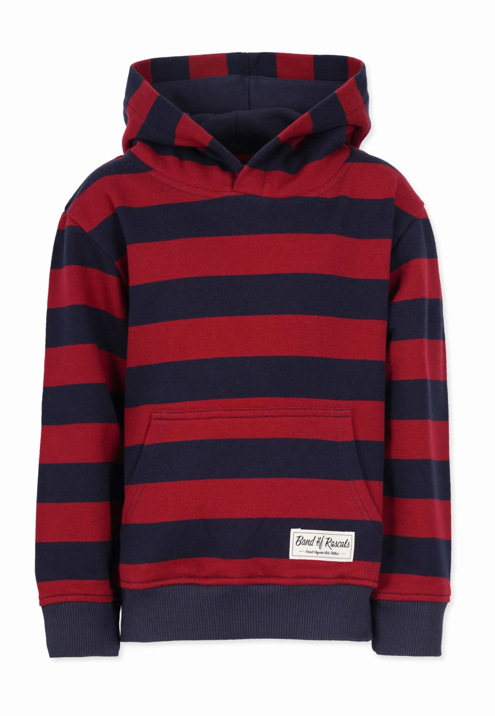 Band of Rascals Dziecięca bluza z kapturem Striped bawełna ekologiczna