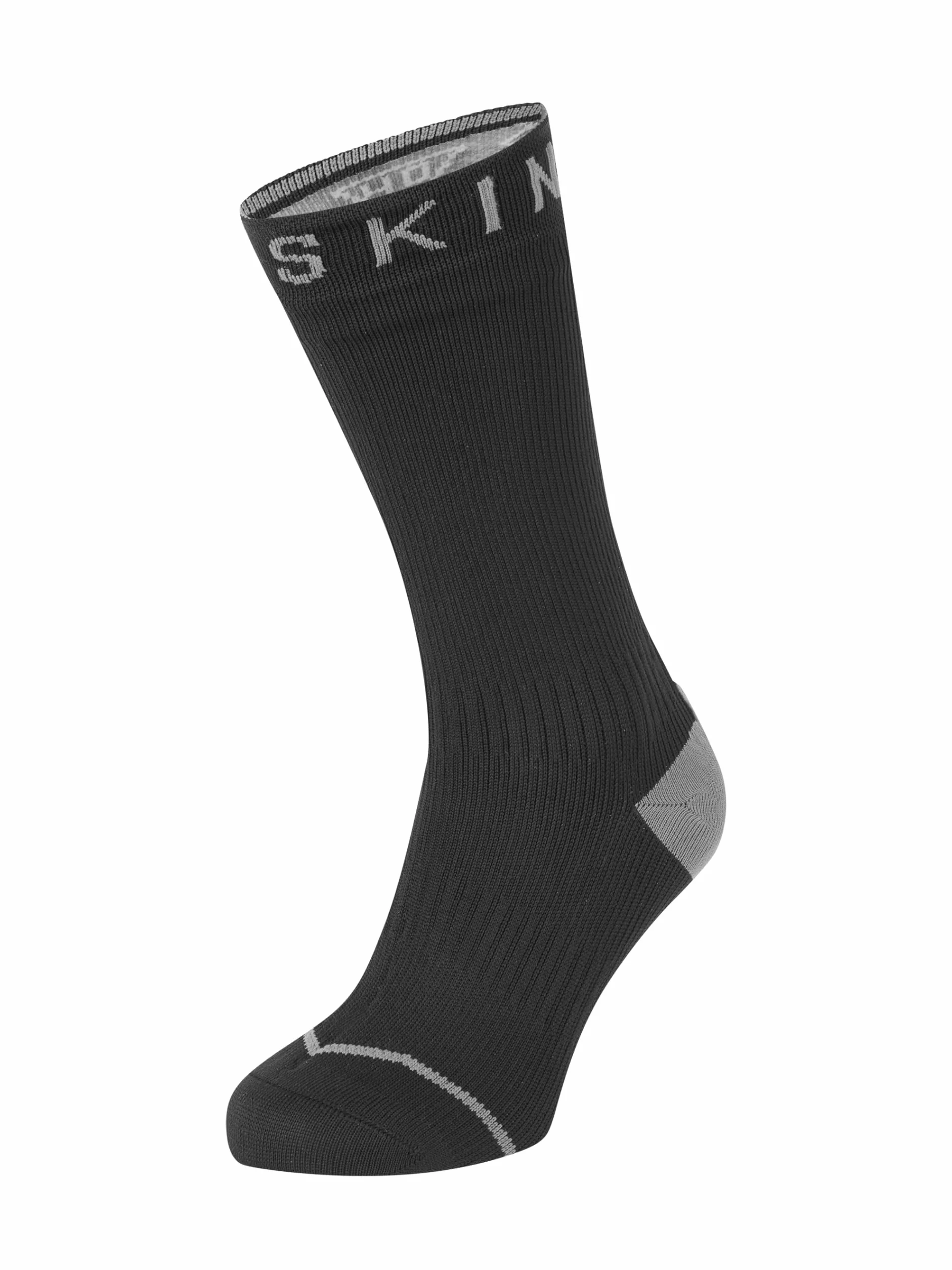 SEALSKINZ | Briston | Unisex wodoodporne skarpety z podszewką z wełny merynosów o średniej długości | bezszwowe, cienkie i wygodne | Hydrostop blokuje przenikanie wody