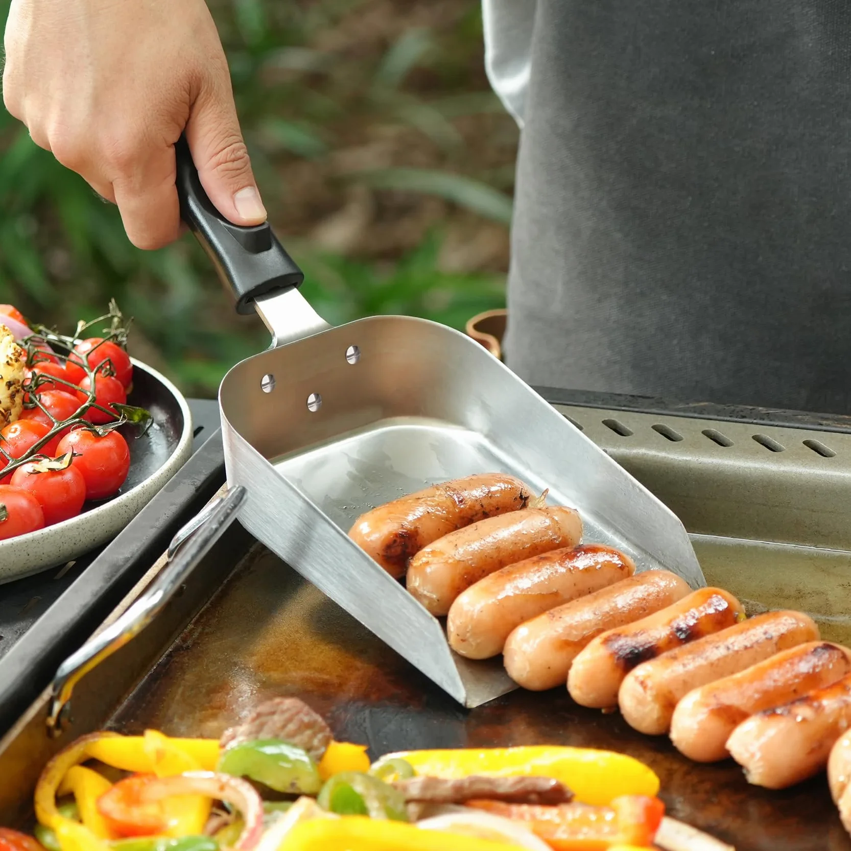 Onlyfire Łopatka do grilla ze stali nierdzewnej z odpornym na wysokie temperatury, 12,7 cm