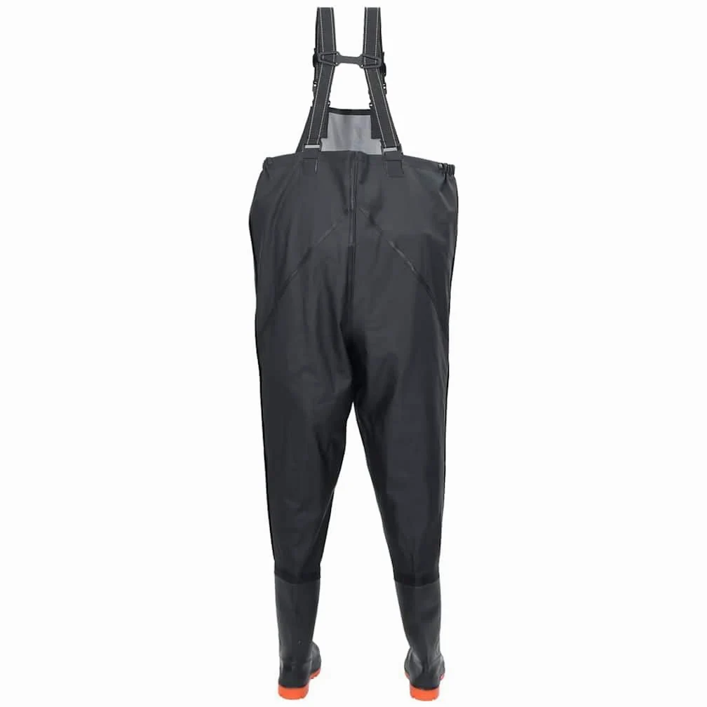 Wodery z kozakami z poliestru powlekanego PCW, rozmiar 38, wodoodporne 0, regulowane ramiączka, kamuflaż, unisex, do wędkowania, polowania, rolnictwa i ochrony na świeżym powietrzu