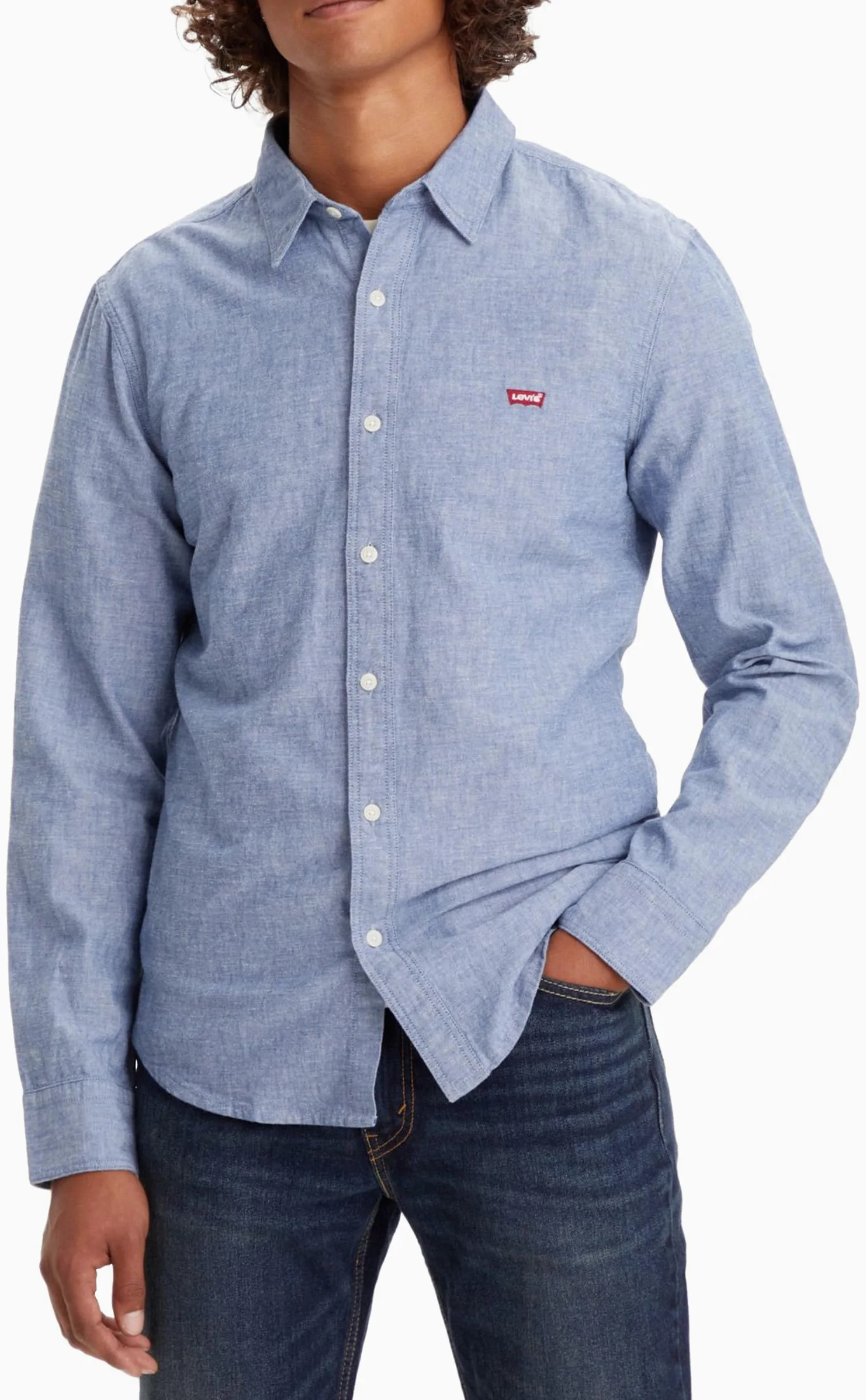 Levi's Shirt Mężczyźni Long-Sleeve Battery Housemark Slim (1 w zestawie)