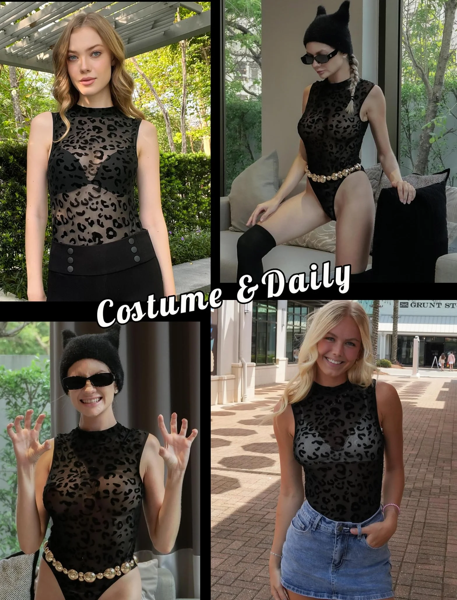 Avidlove Body Dessous damska seksowna bielizna elegancka siateczkowa top bez rękawów, koronkowe body, okrągły dekolt, odświętna górna część na imprezę, do klubu, górna część z siatki