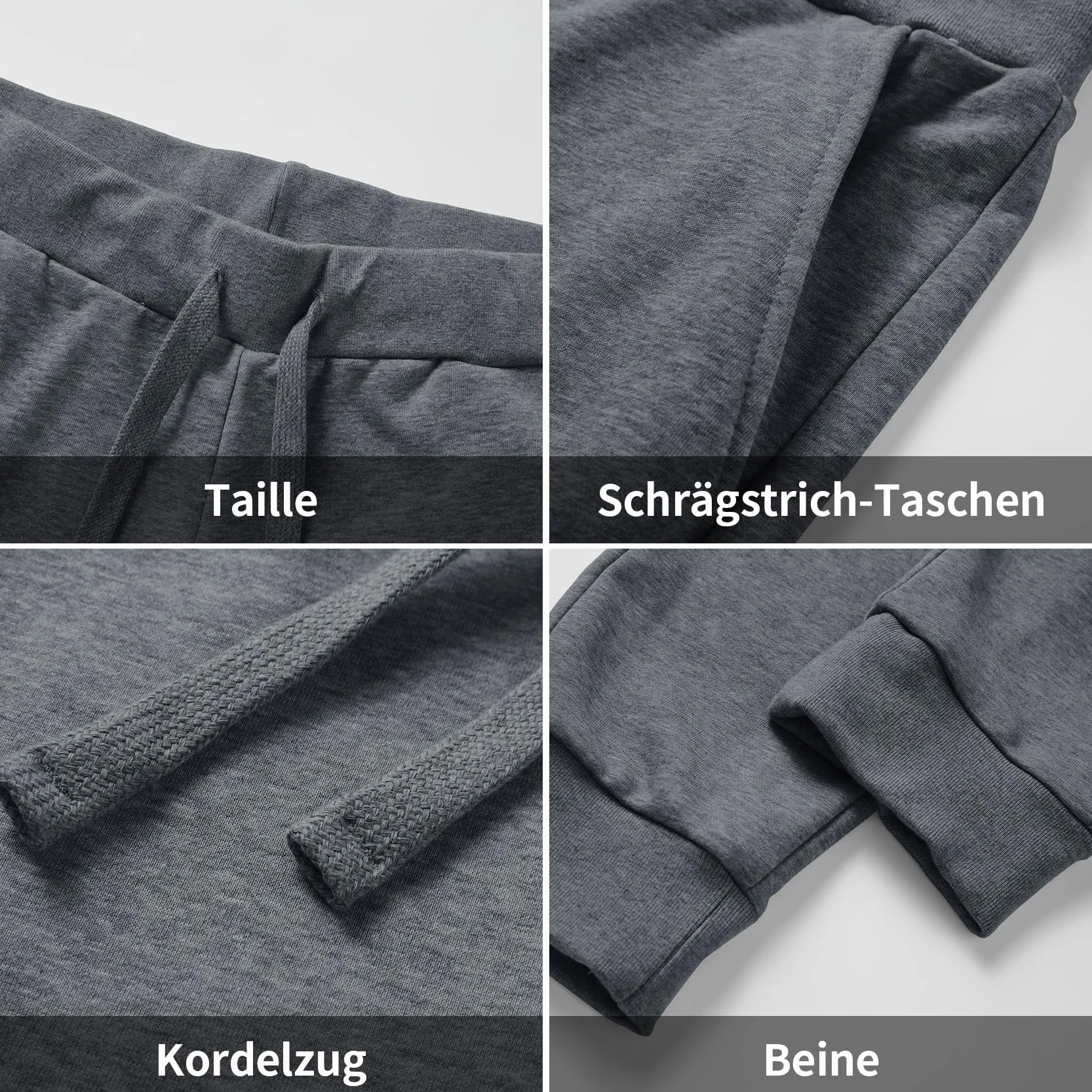 W JIANWANG Męski dres treningowy, bluza z kapturem, bawełna, dres do joggingu, sportowy, wygodny