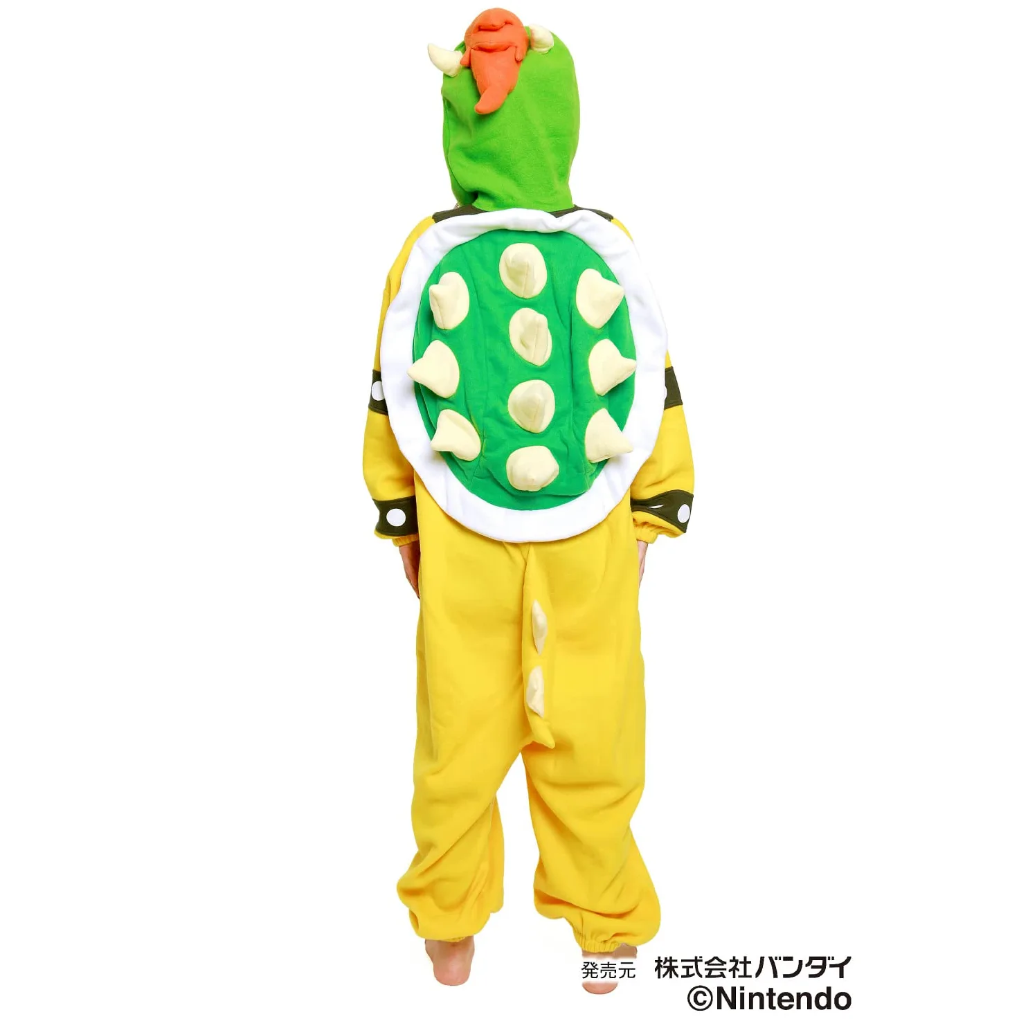SAZAC Super Mario Bros - Jednoczęściowy kombinezon na Halloween (Bowser), Brązowy, Adult One Size Fits All