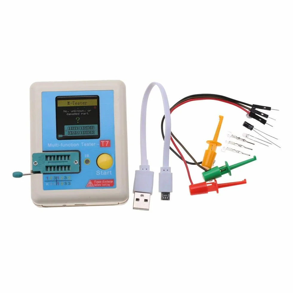 Transistor-Tester LCR-T7 TFT Transistor-Tester Farbige Grafikanzeige Multifunktions