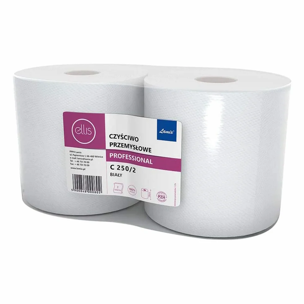 Lamix HLA-CZYCEL-240 Ellis Professional klapki przemysłowe, białe, 4 kg, 2 sztuki