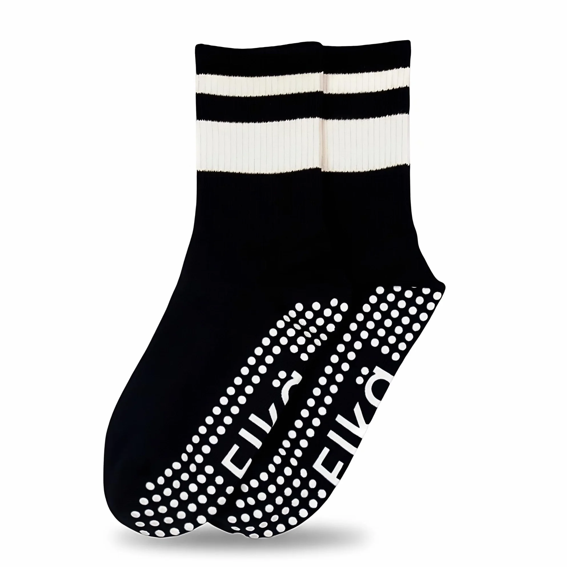 Skarpetki antypoślizgowe do pilatesu – ultra mocny grip, stabilność i komfort – idealne do treningu w domu, do jogi i fitnessu – grip socks – Elkä