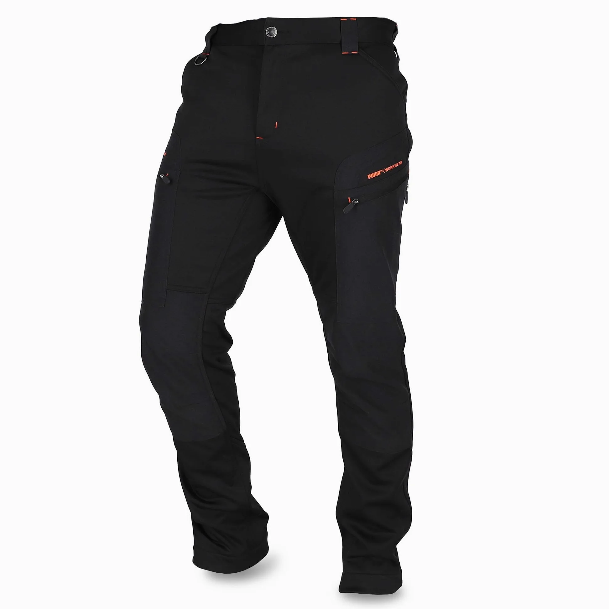 PUMA Workwear ProOne Alpine spodnie męskie z podszewką - spodnie outdoorowe dla mężczyzn - wiatroszczelne i wodoodporne spodnie softshellowe - elastyczne spodnie robocze, spodnie trekkingowe, męskie