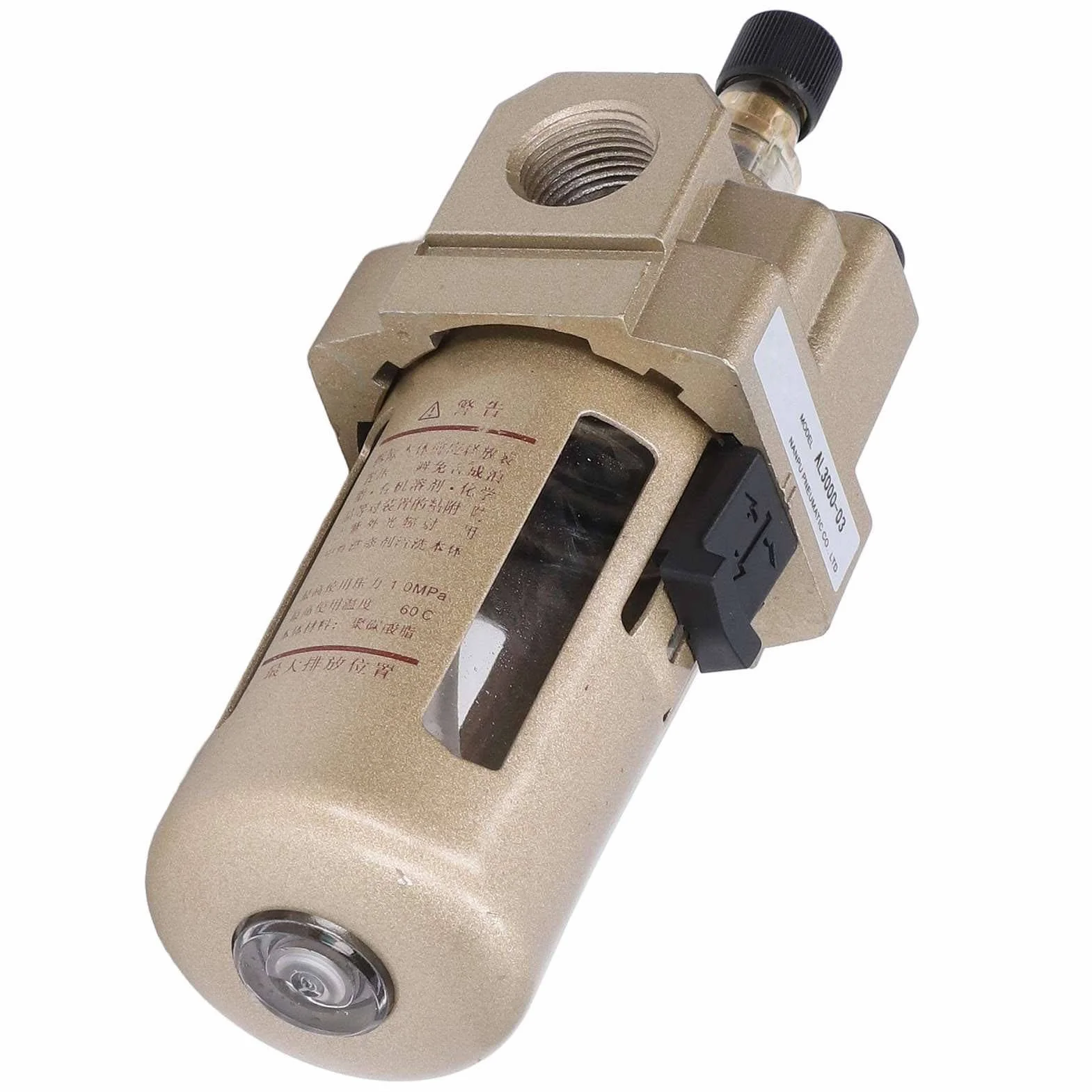 Separator oleju wodnego pneumatyczny Regulator ciśnienia powietrza smarownica G3/8 0,05-1Mpa