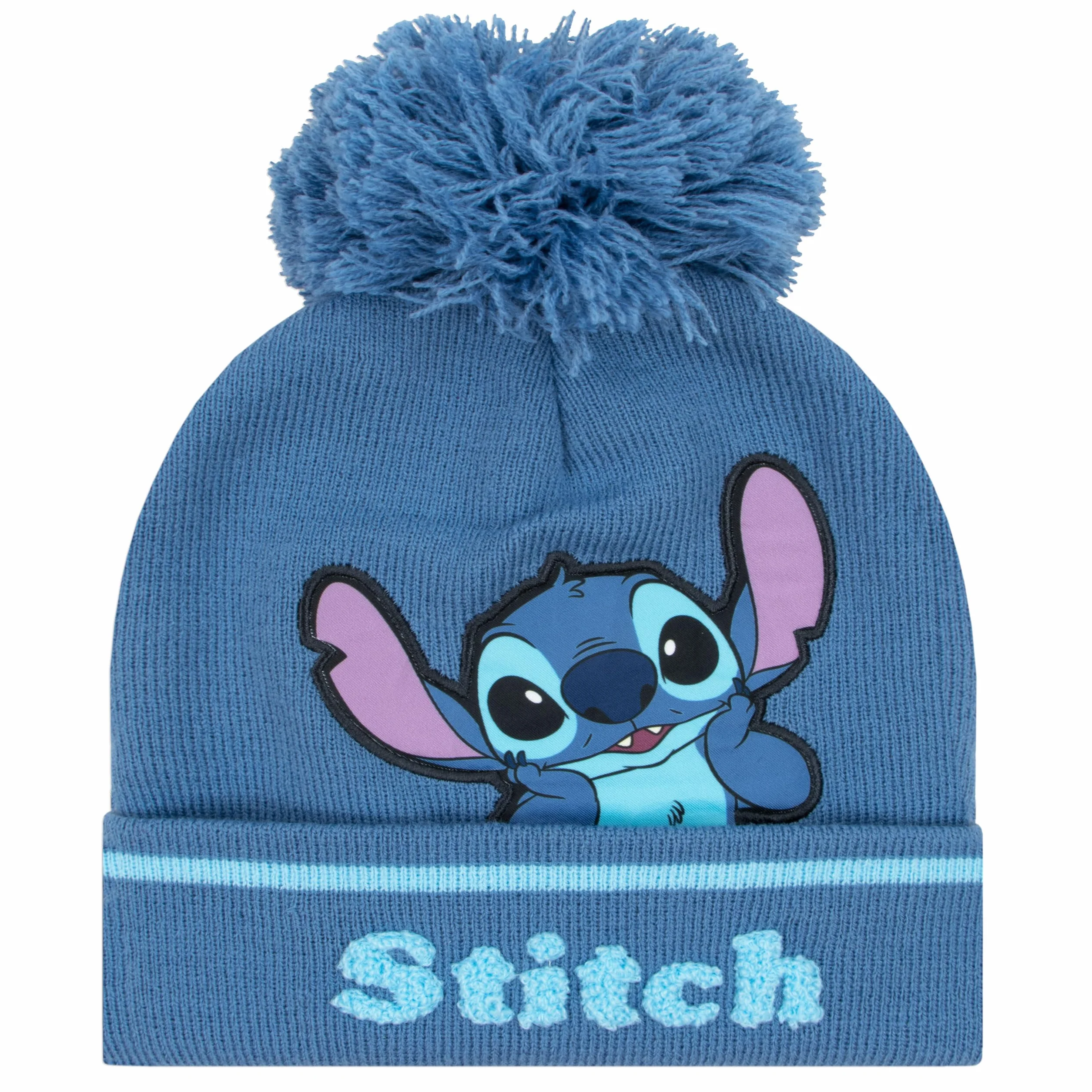 Czapka I Rękawiczki Disney Stitch | Zestaw Czapka I Rękawiczki Lilo I Stitch | Zestaw Zimowy Dla Dziewczynek | One Size Niebieski