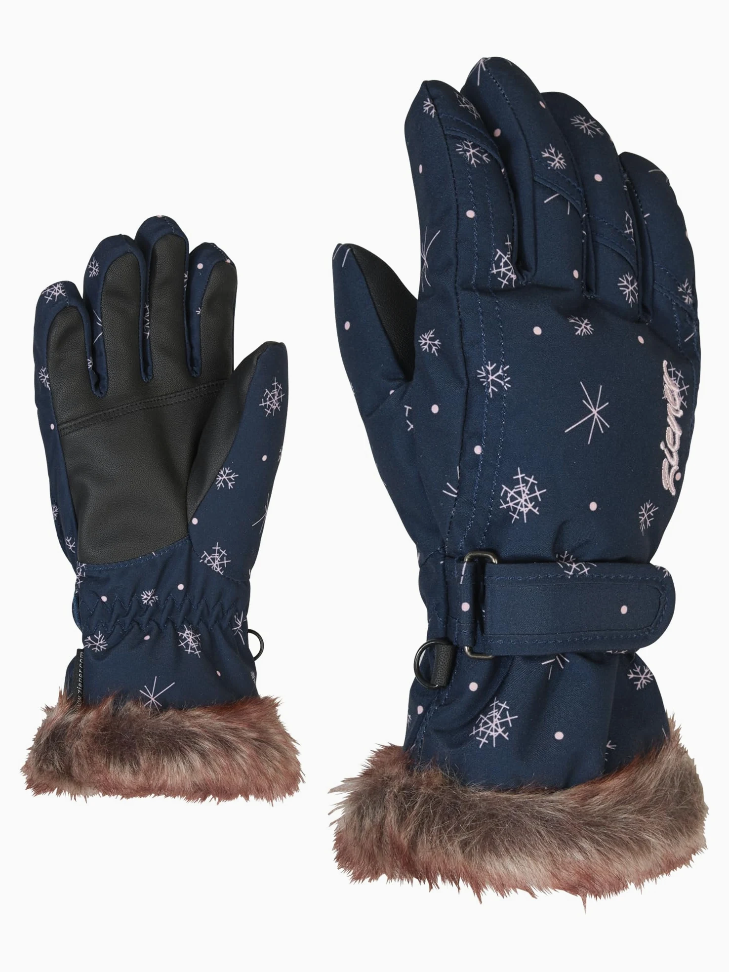Ziener dziewczęce rękawice narciarskie LIM GIRLS glove junior do sportów zimowych, ciepłe, oddychające
