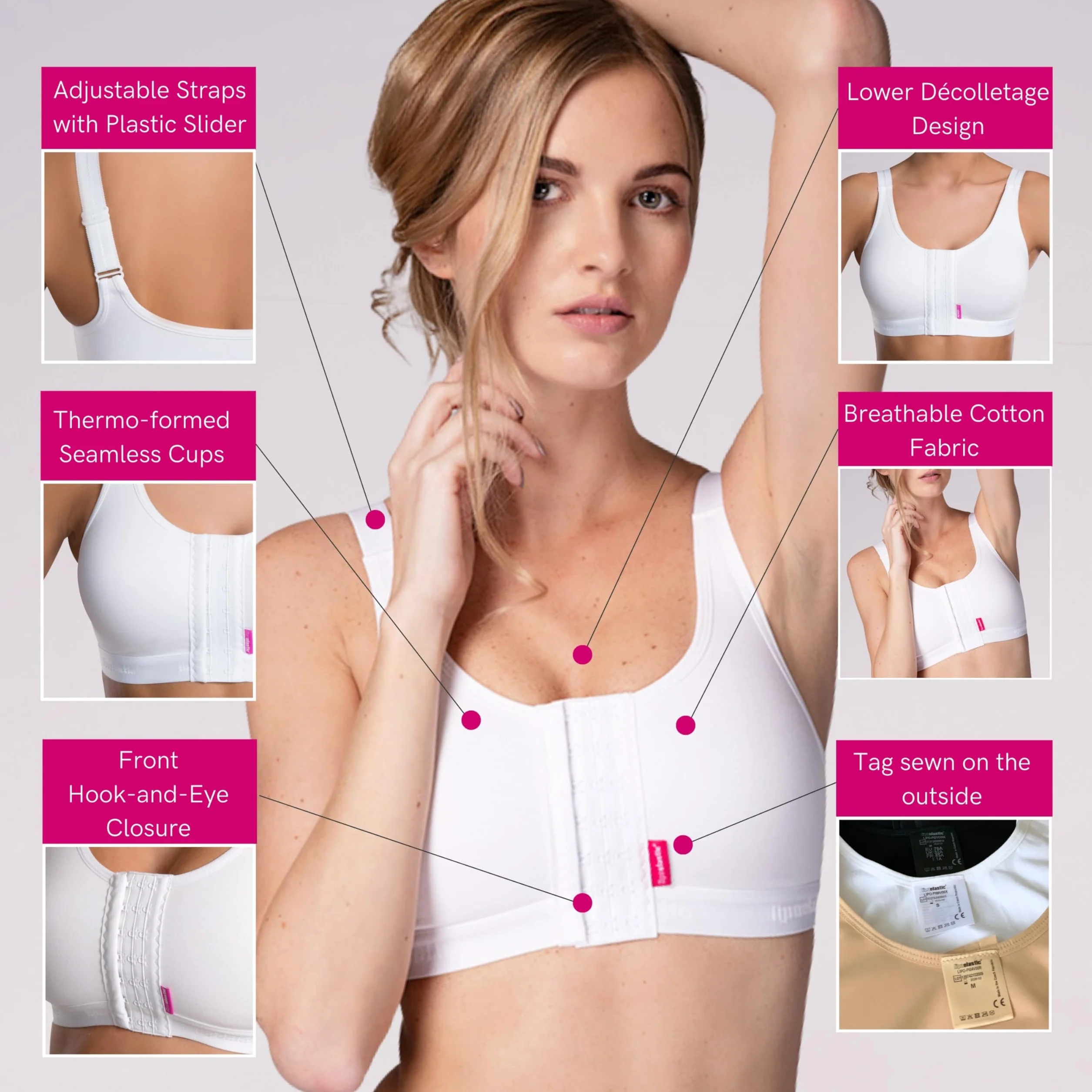 LIPOELASTIC Bezszwowe Kobiety pi active