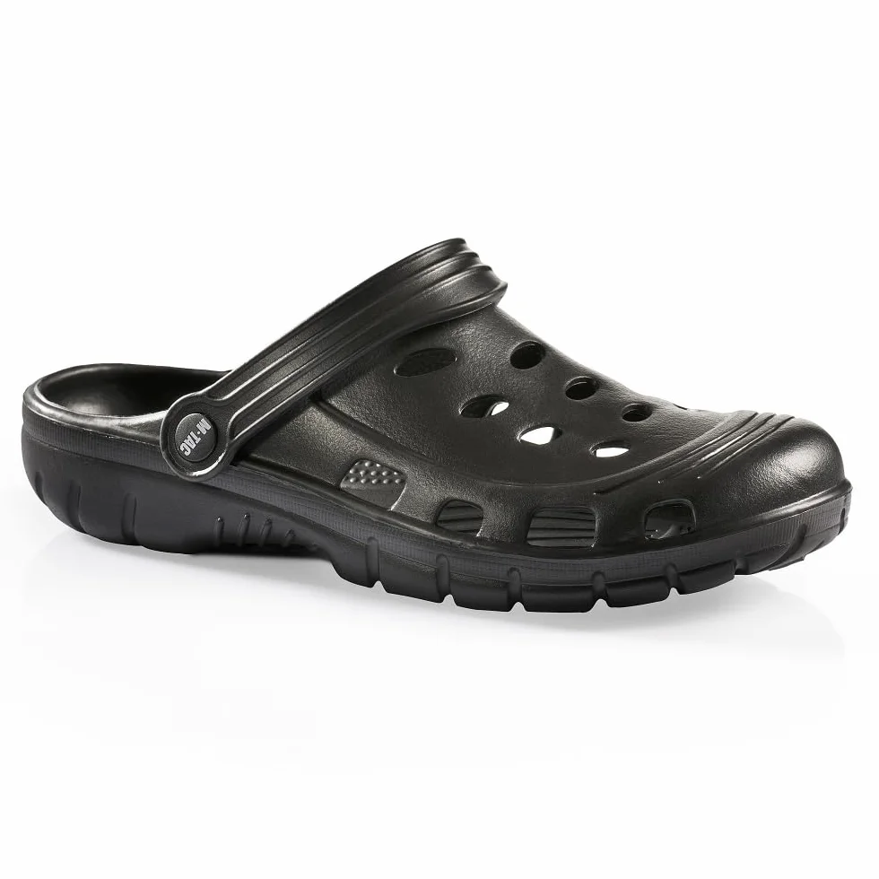 M-Tac Hausschuhe EVA Clogs Hausschuhe Gartenschuhe (Black, Unijne rozmiary obuwia, Dla dorosłych, Dla meżczyzn, Tabela rozmiarów, Średnia, 46)