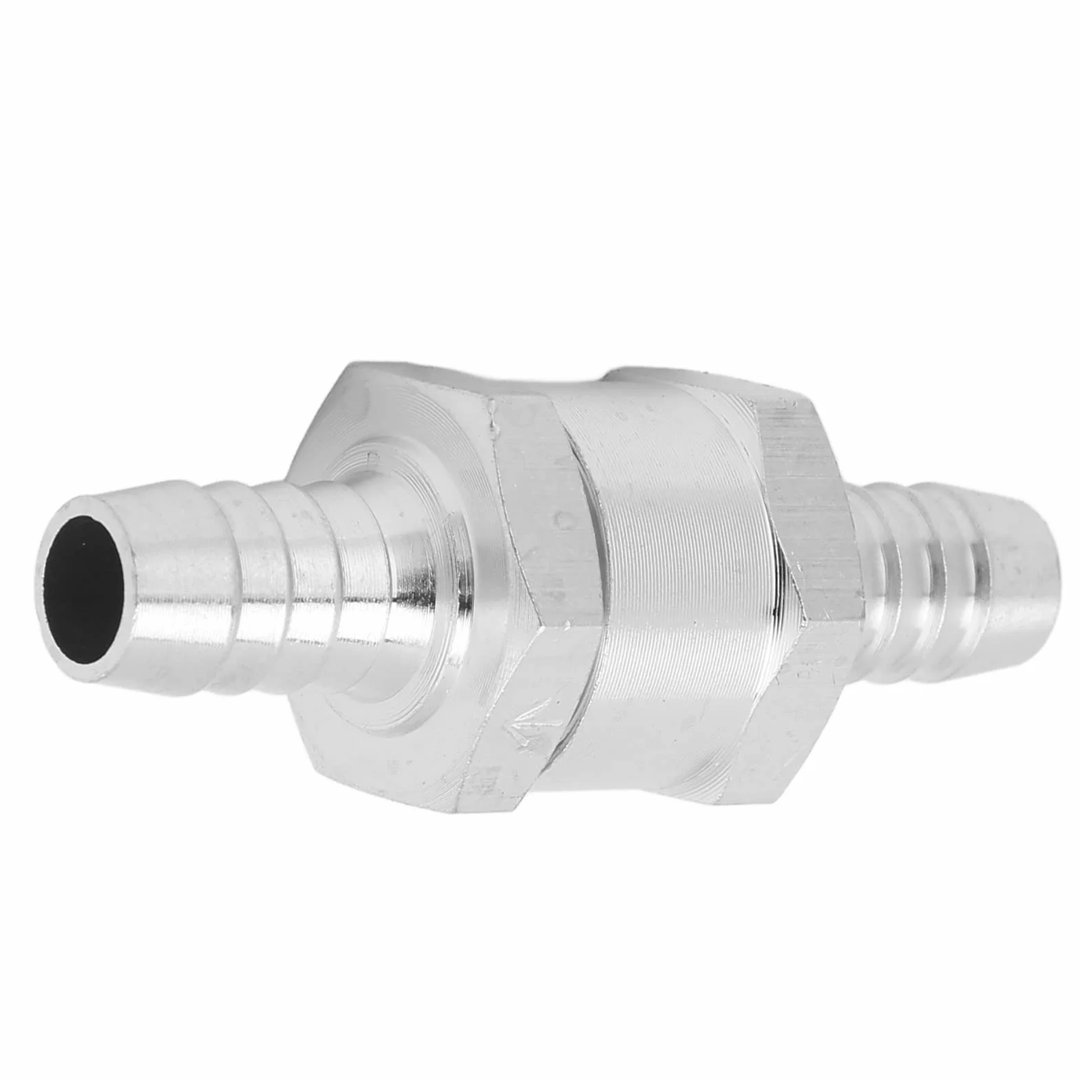 Zawór zwrotny nie zwrotny zawór zwrotny stop aluminium uniwersalny do paliwa benzyny benzynowy napędowy, woda (10 mm)