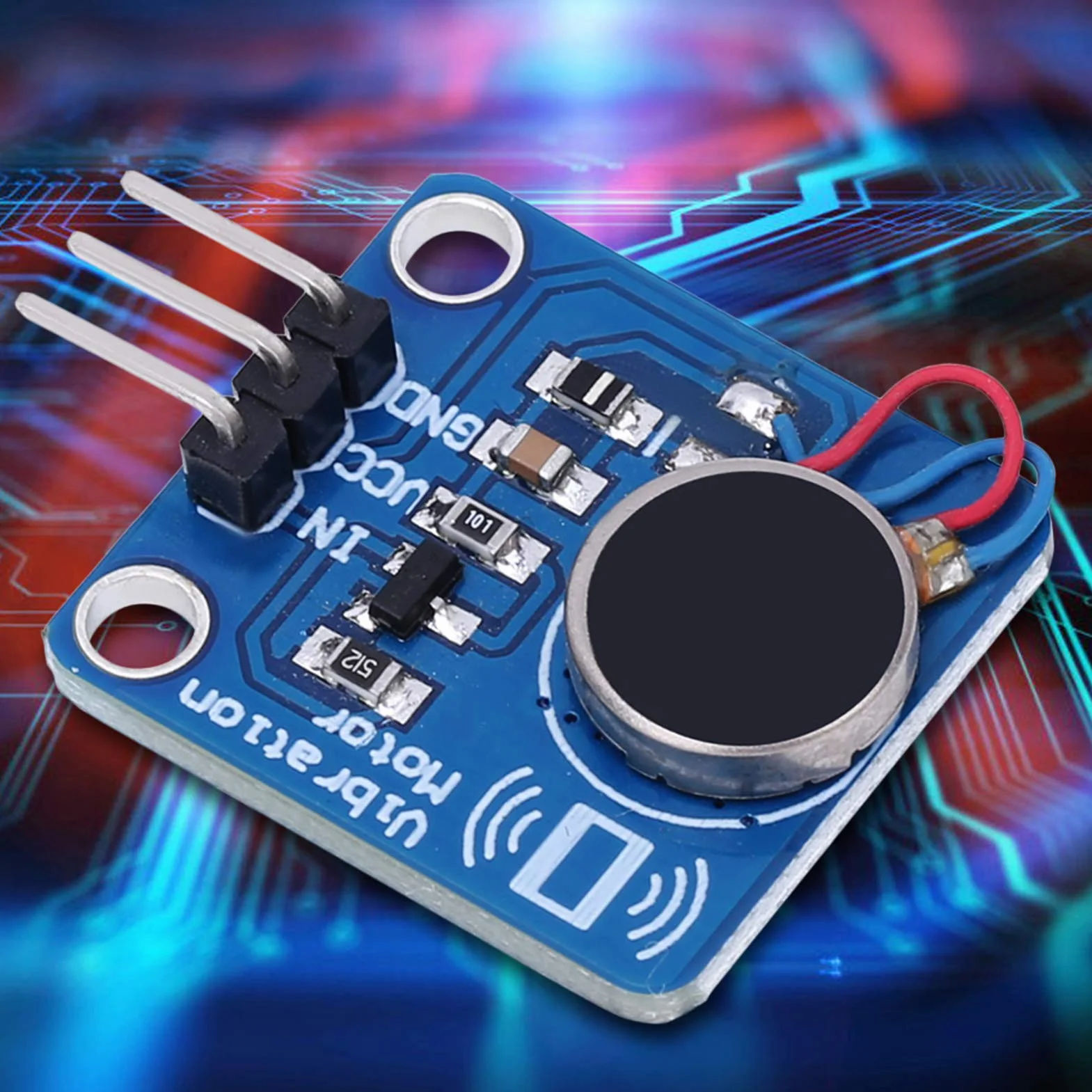 3 szt. Moduł silnika wibracyjnego DC 5V 9000RPM, Silnik drgający do DIY, Kompatybilny z i, Idealny do projektów elektronicznych i modeli robotów