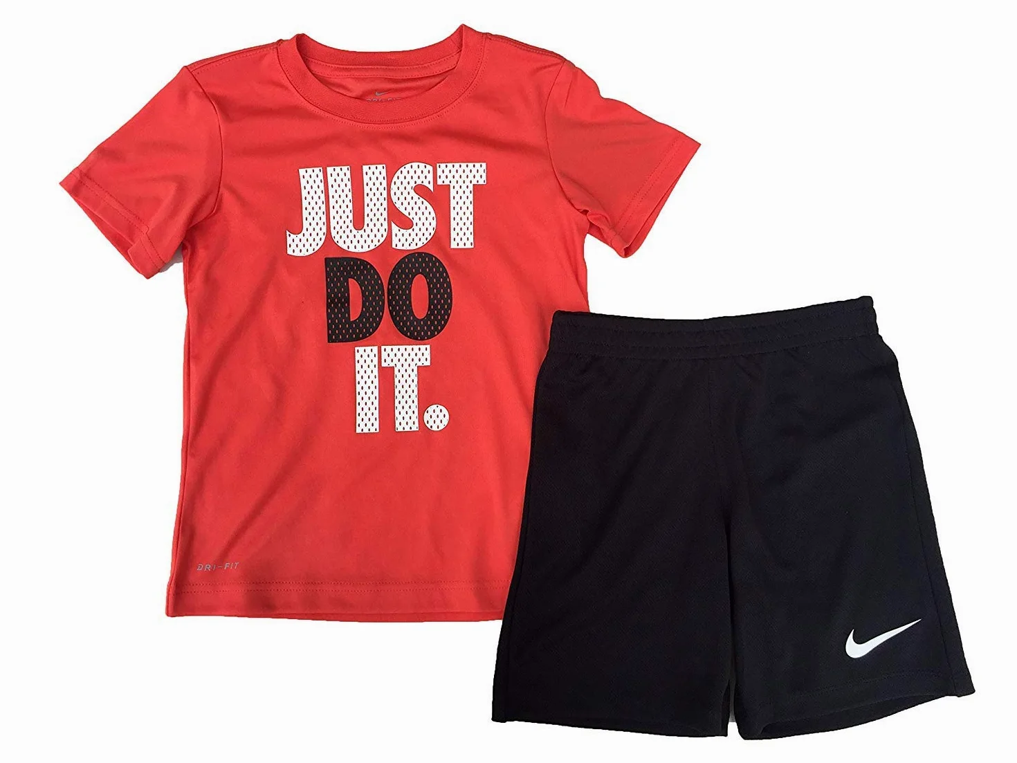 NIKE Koszula/szorty Chłopcy Nike Dziecięcy T-shirt i spodenki Dri-Fit