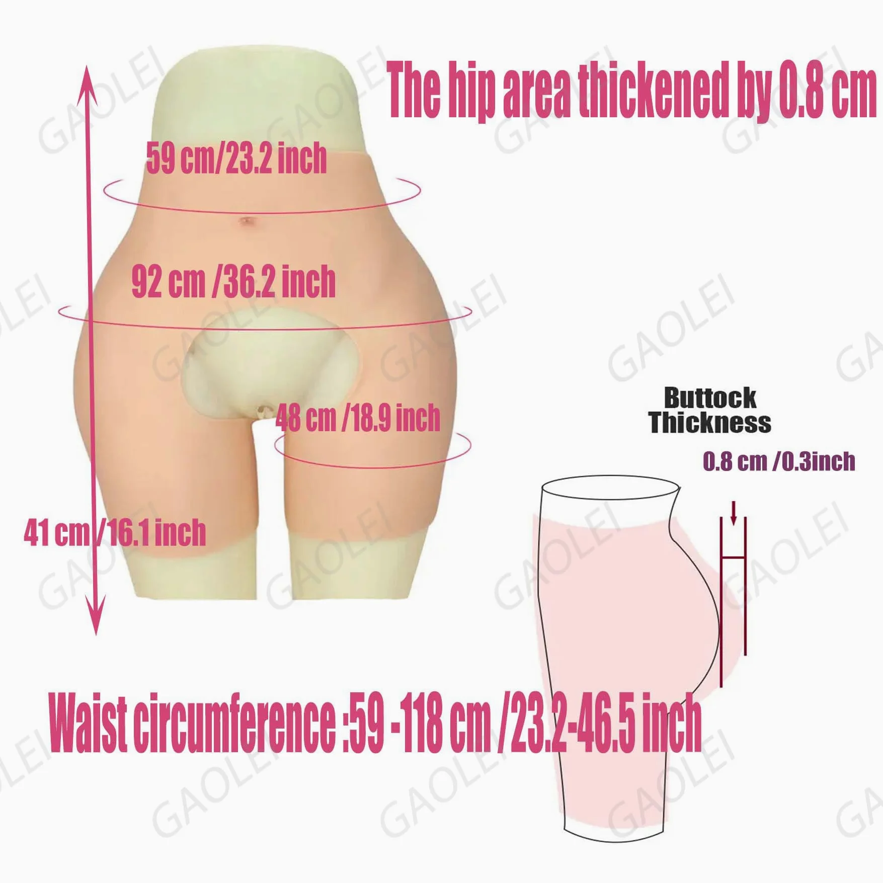 Adima Silikonowe Sztuczne Majtki Pośladkowe Z Otwartym Krokiem Damskie Majtki Liftingujące Pośladki Hip Enhancer Shapewear dla Osób Transpłciowych
