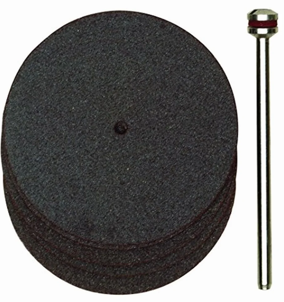 Proxxon 28820 zestaw tarcz do cięcia 38 mm 5 sztuk + nośnik, szary