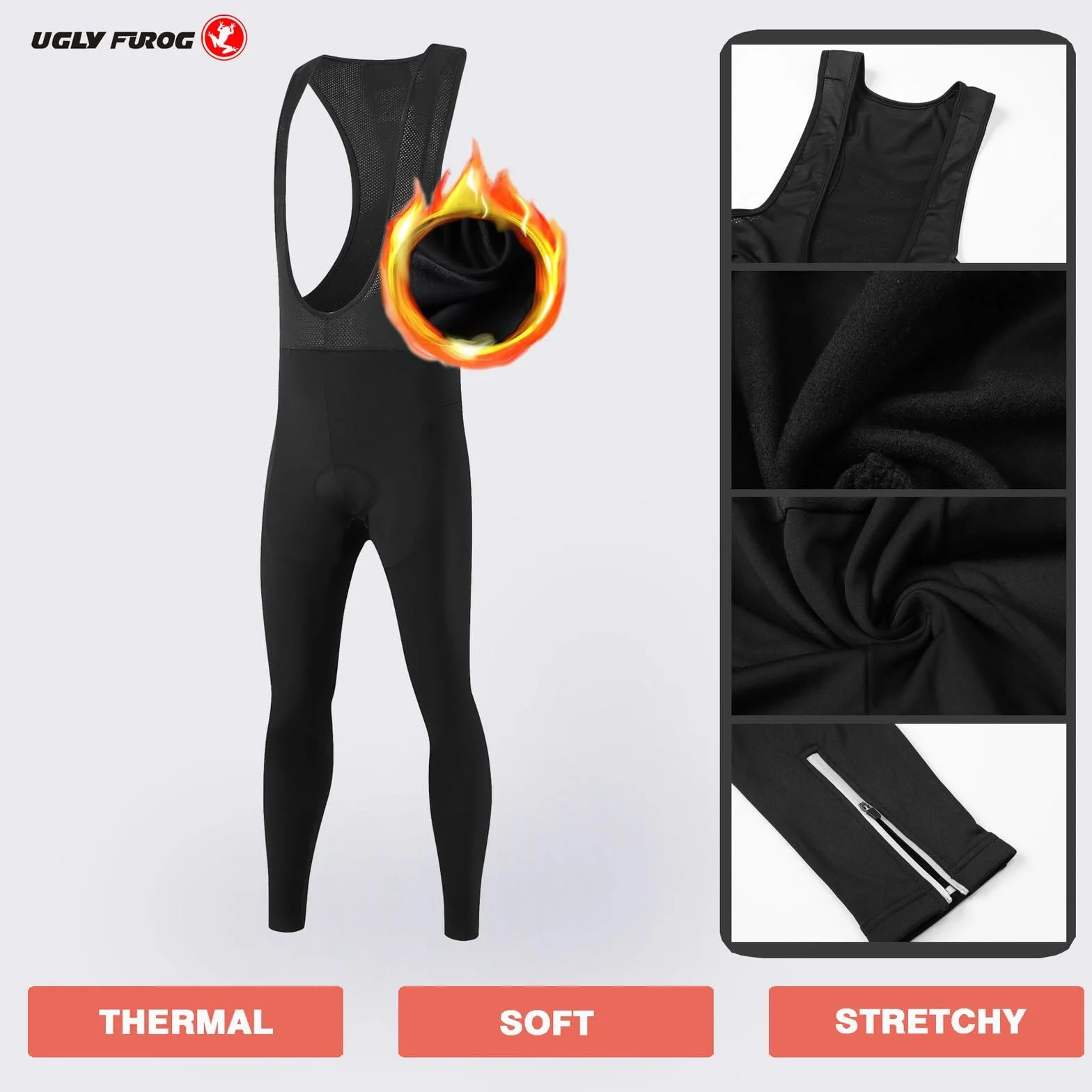 UGLY FROG Manches Longues Femmes Thermique Polaire Hiver Vêtements Cyclisme Maillots