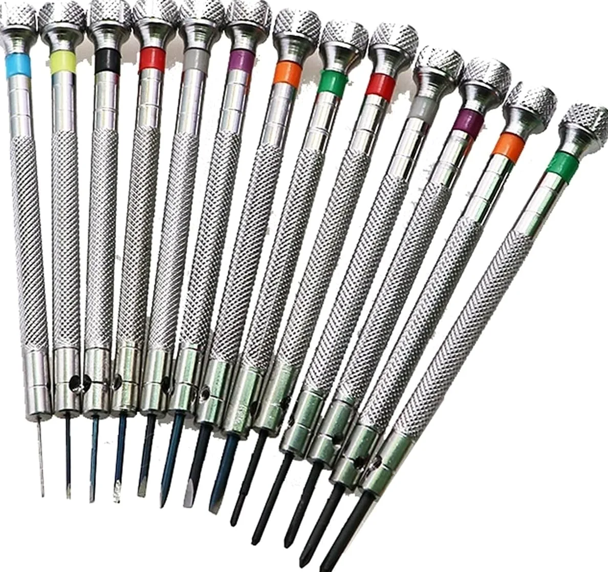 13 szt. 0,6 mm-2,0 mm zegarmistrzowie wielofunkcyjny precyzyjny zestaw śrubokrętów do zegarków okulary płaskie ostrze otwieranie narzędzie naprawcze zestaw narzędzi naprawczych/30337