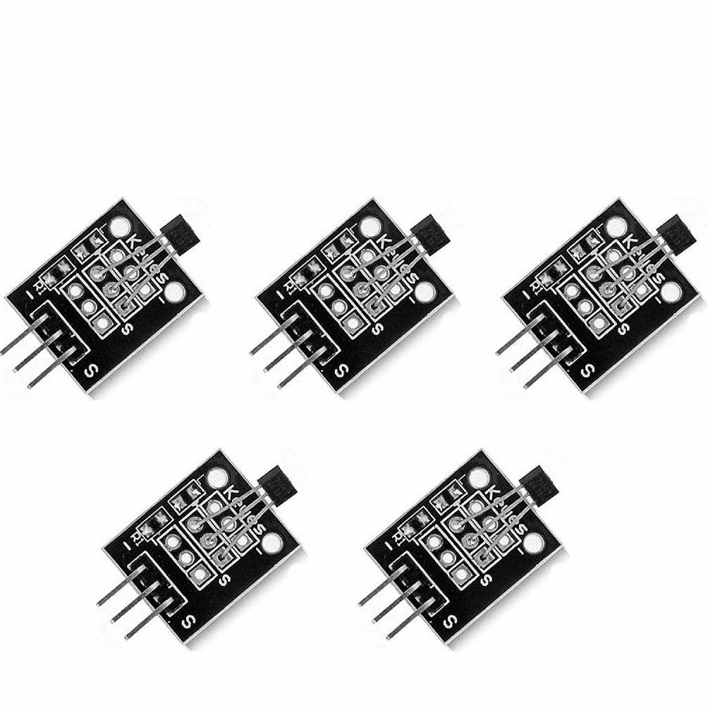 DollaTek 5 szt. Hall Effect KY-003 magnetyczny modu? czujnika DC 5 V do Arduino PIC AVR Smart Cars