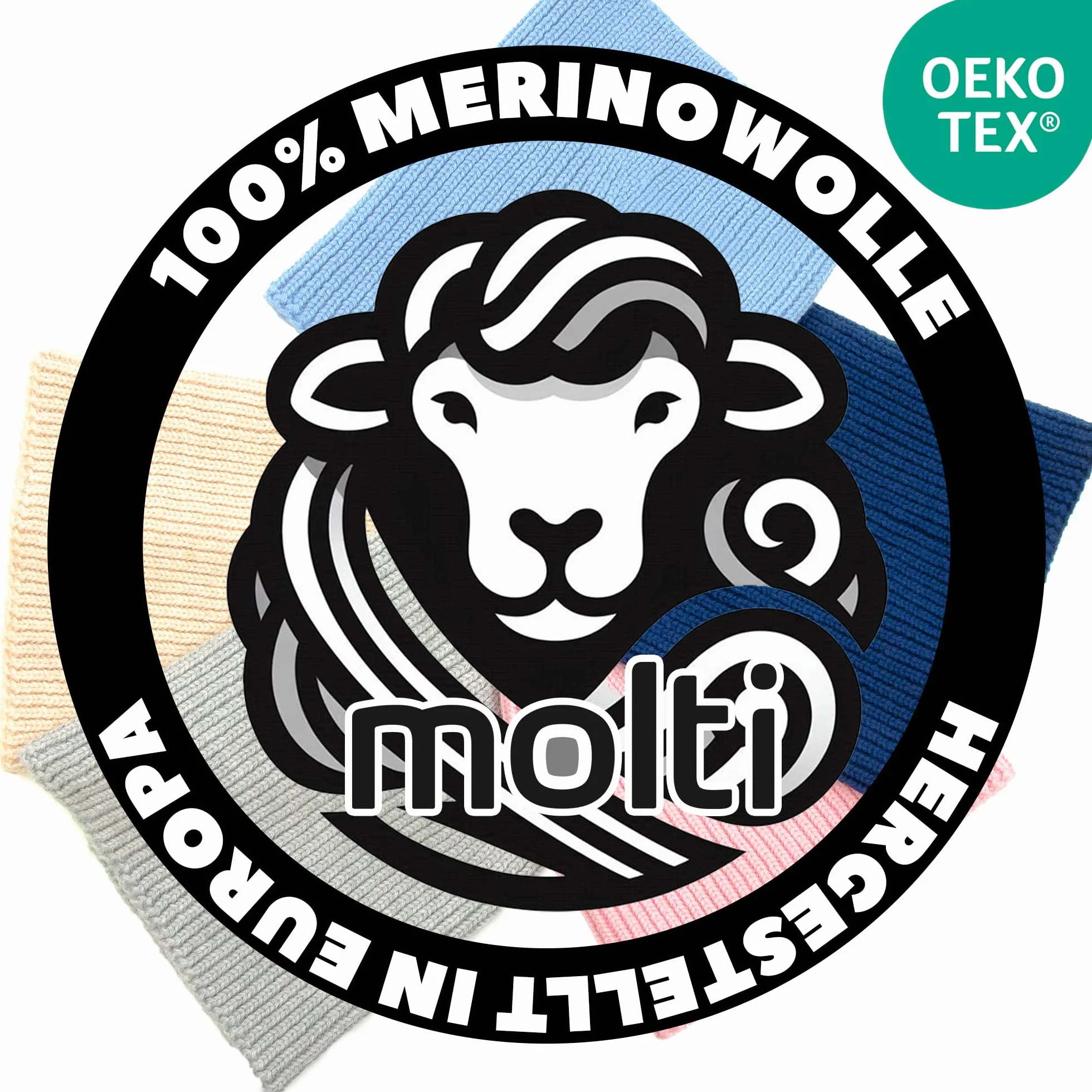 molti dziecięcy komin z wełny merino | komin na zimę, jesień i wiosnę | unisex 4–8 lat | miękki, oddychający, elastyczny | dostępny w 5 kolorach