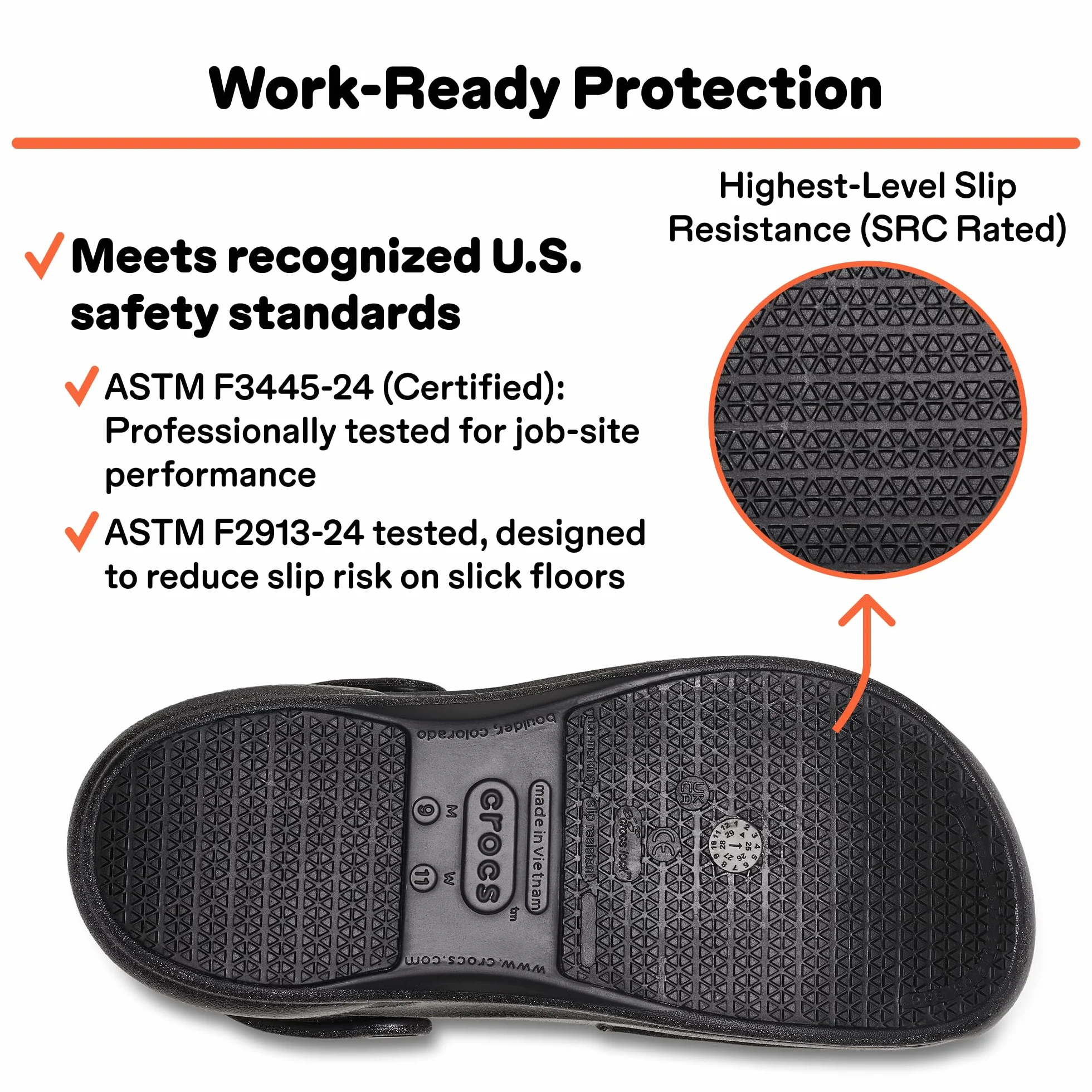 Crocs Uniseks Bistro Work ClogClog
