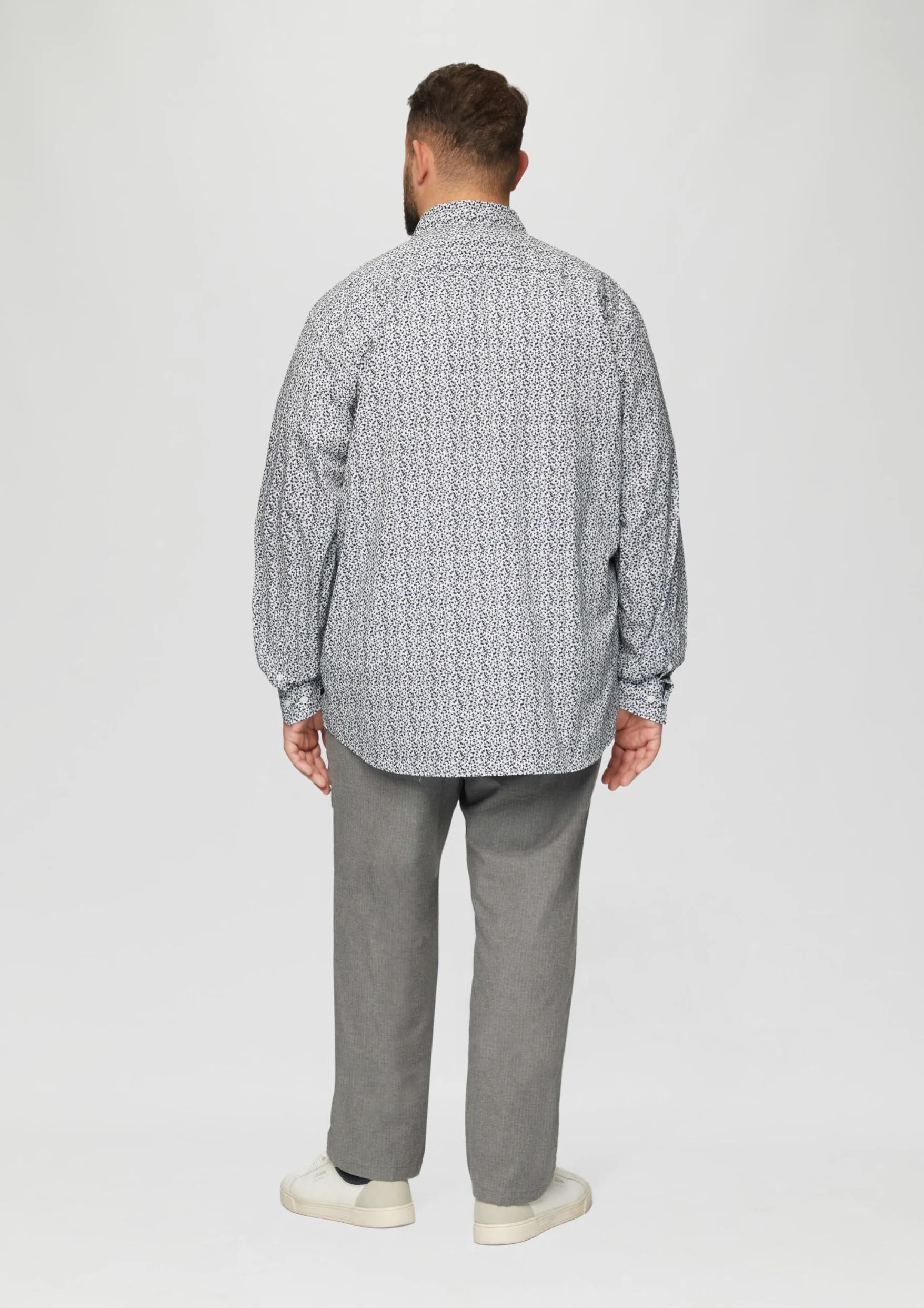 s.Oliver Big Size koszula z długim rękawem, krój slim fit, 01A1, XXL