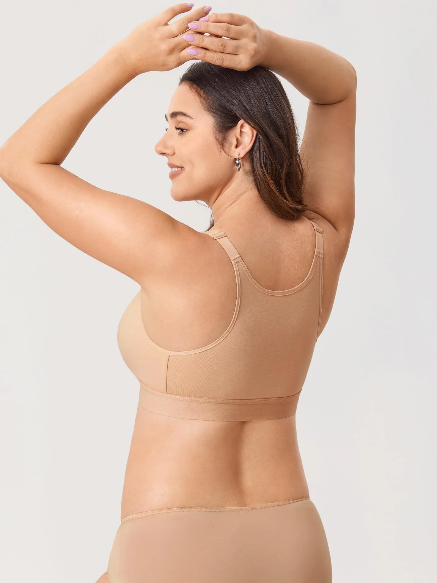 Gratlin Ladies Support Sports Nursing Bra Large Breasts Bawełniane biustonosze ciążowe Racerback