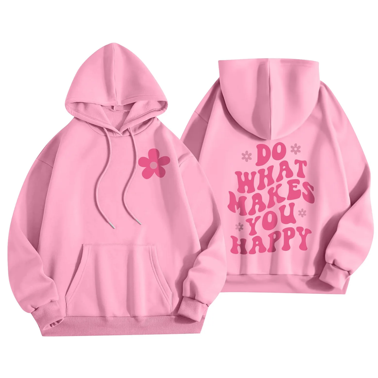 Różowa bluza z kapturem z motywem palmy dziewczęca bluza śliczne bluzy oversize bluza z kapturem damskie bluzy i bluzy z kapturem estetyczna damska bluza z kapturem z długim rękawem bluza z kapturem