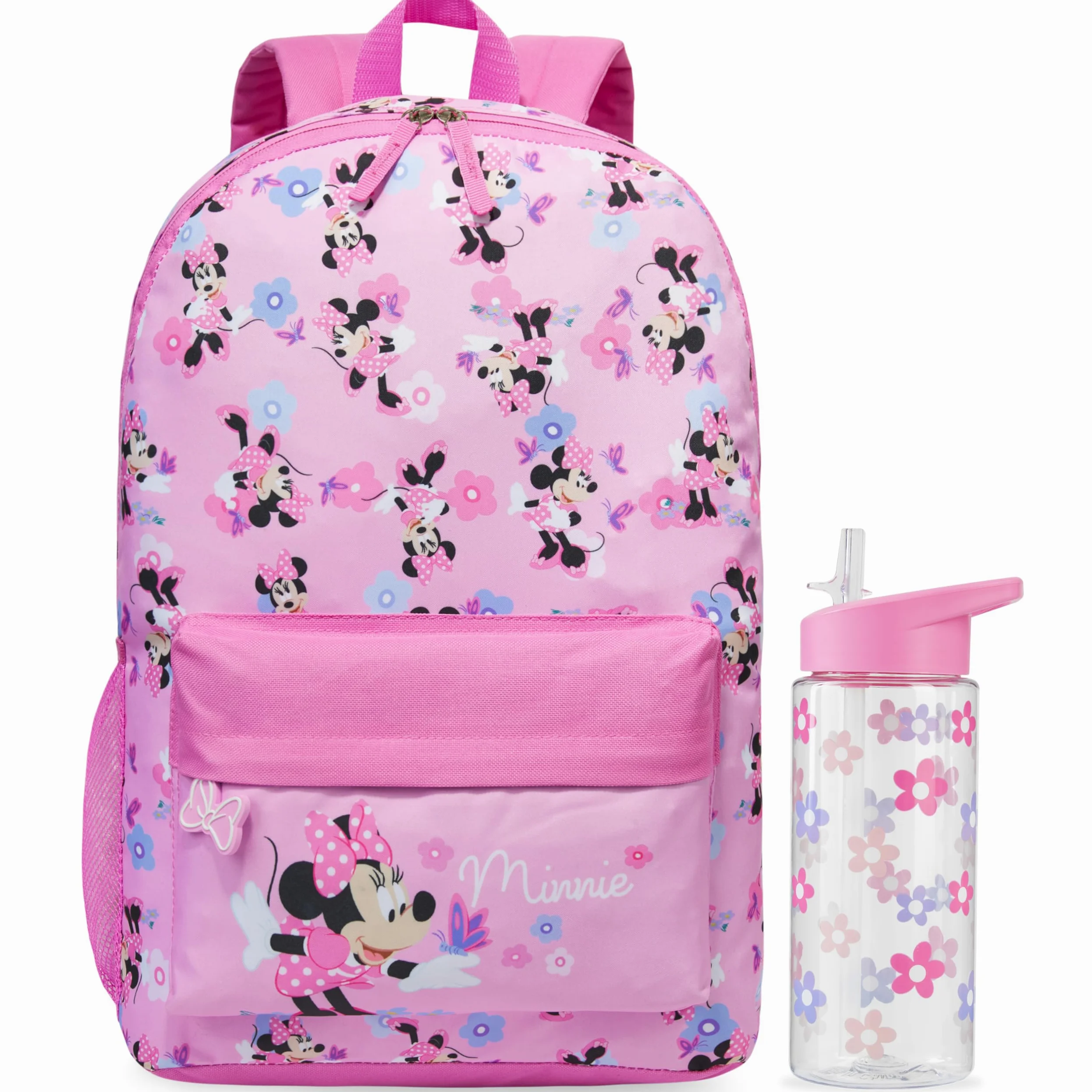 Get Trend Disney Kraina Lodu, Księżniczki, Myszka Minnie, Psi Patrol, zestaw plecaków dla dziewcząt, 2 szt., lekki plecak szkolny z butelką na wodę 500 ml, sportowa torba podróżna, duży plecak szkolny