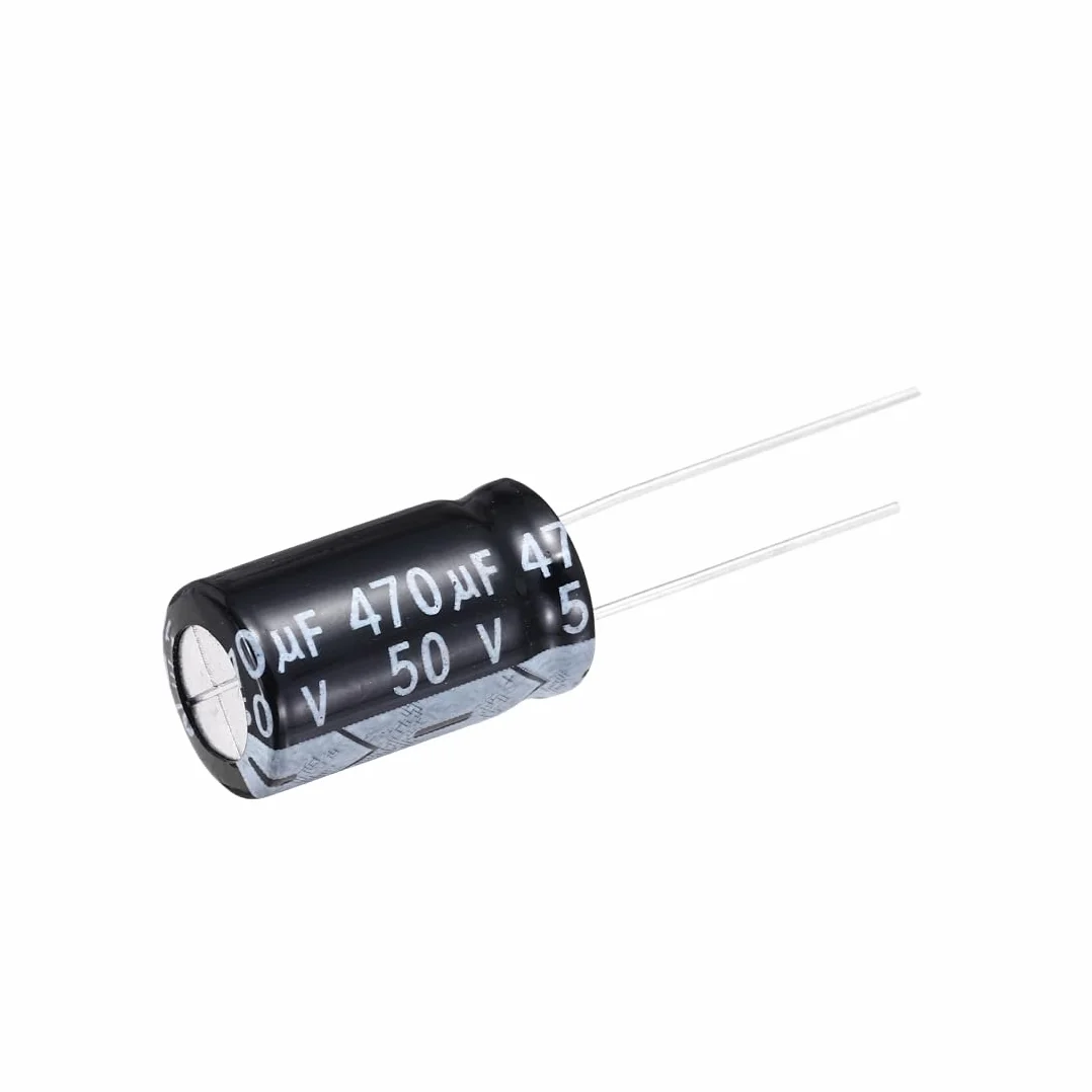 QUARKZMAN 470uF 50 V 10 x 17 mm kondensator elektrolityczny, złącza promieniowe, aluminiowe kondensatory do telewizorów, monitora LCD, VCD, 18 szt