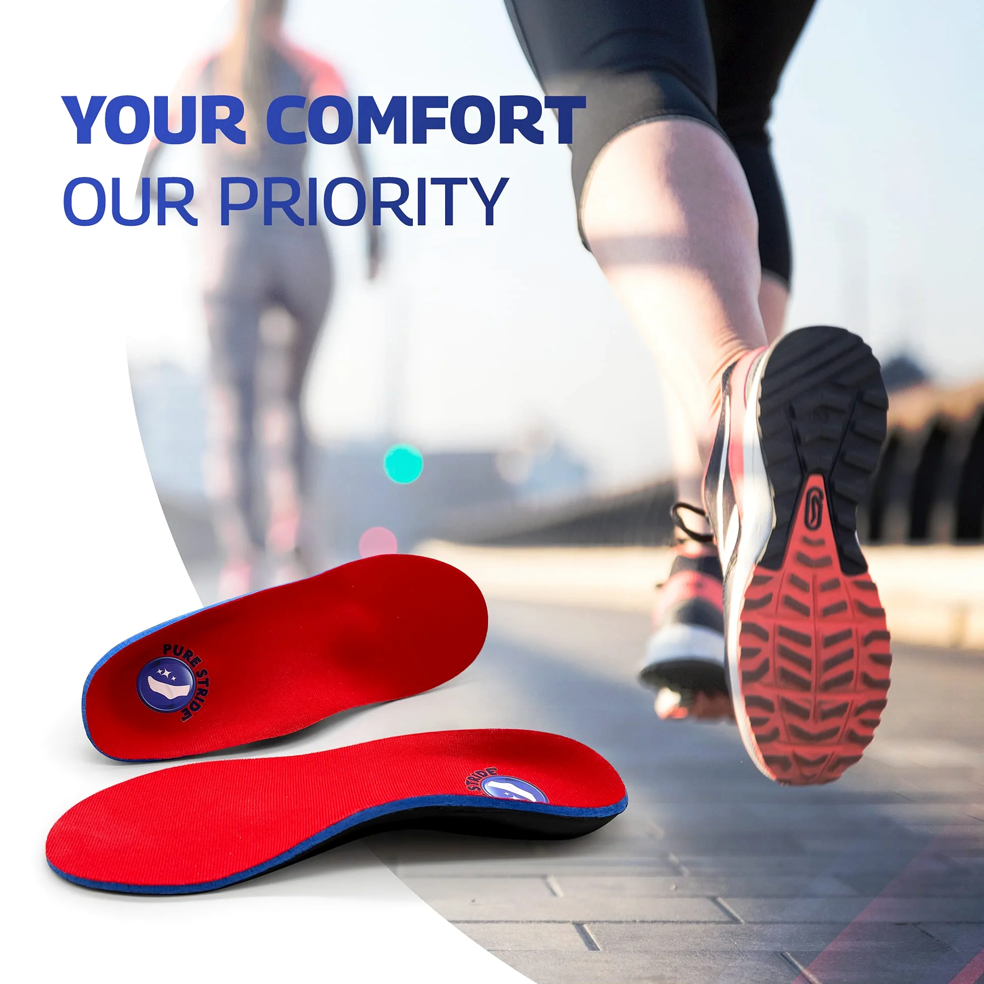 Pure Stride Wkładka ortopedyczna 1 para, męska 40-41 EU