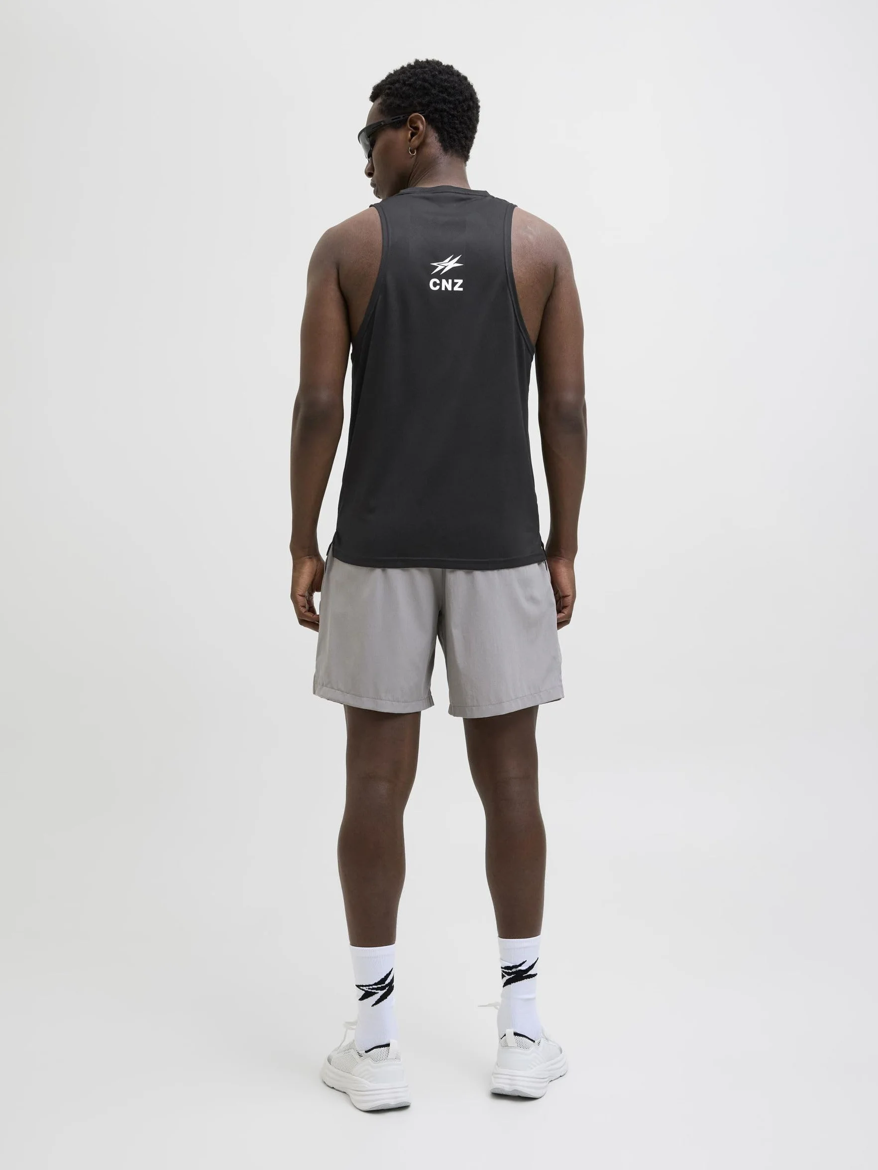 JACK & JONES Męski tank top sportowy CNZ, Czysty kaszmir., XL