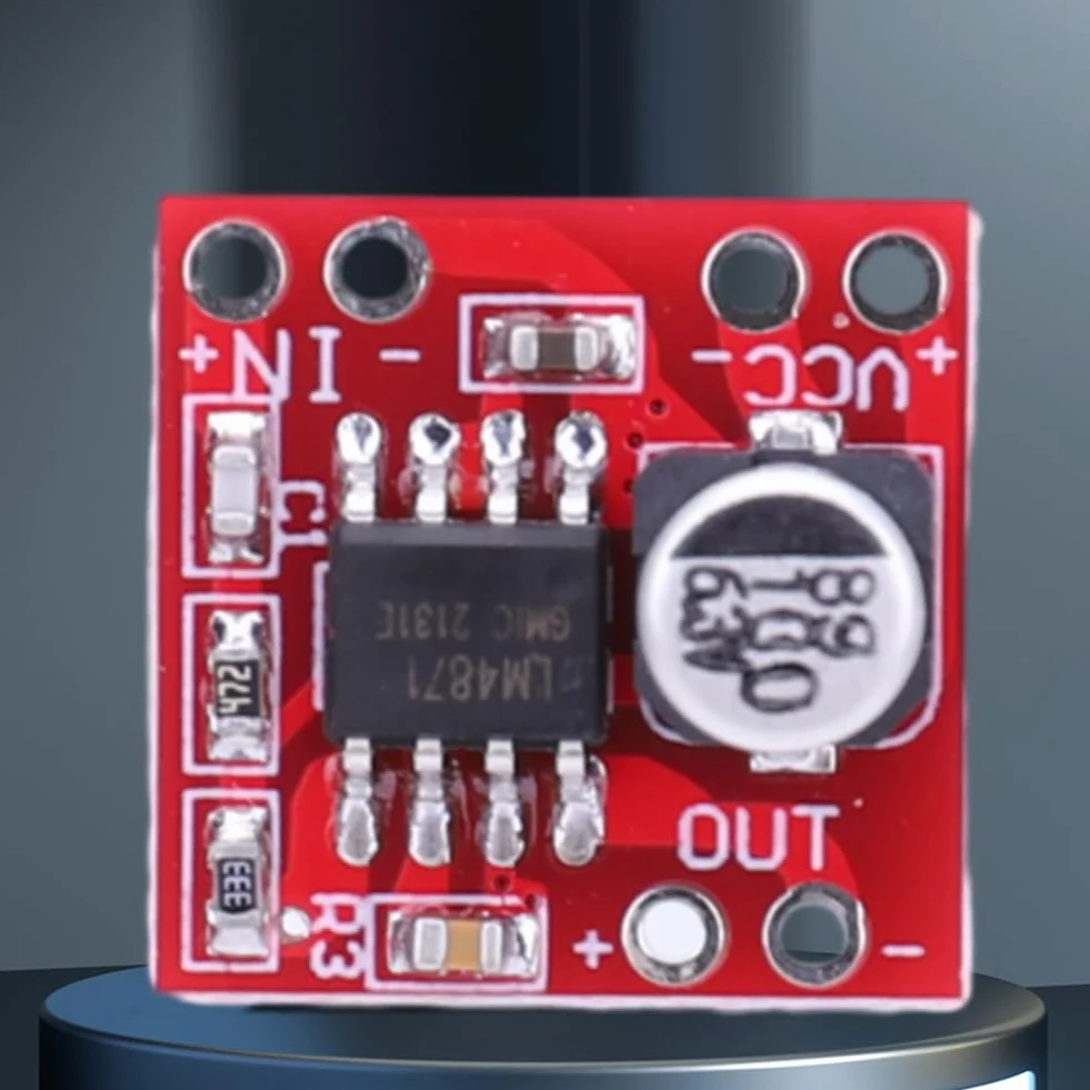 LM4871 moduł wzmacniacza cyfrowego 3 W jednokanałowa płyta wzmacniacza DC 3V-5V bardzo mały do głośnika elektroniczny zestaw DIY