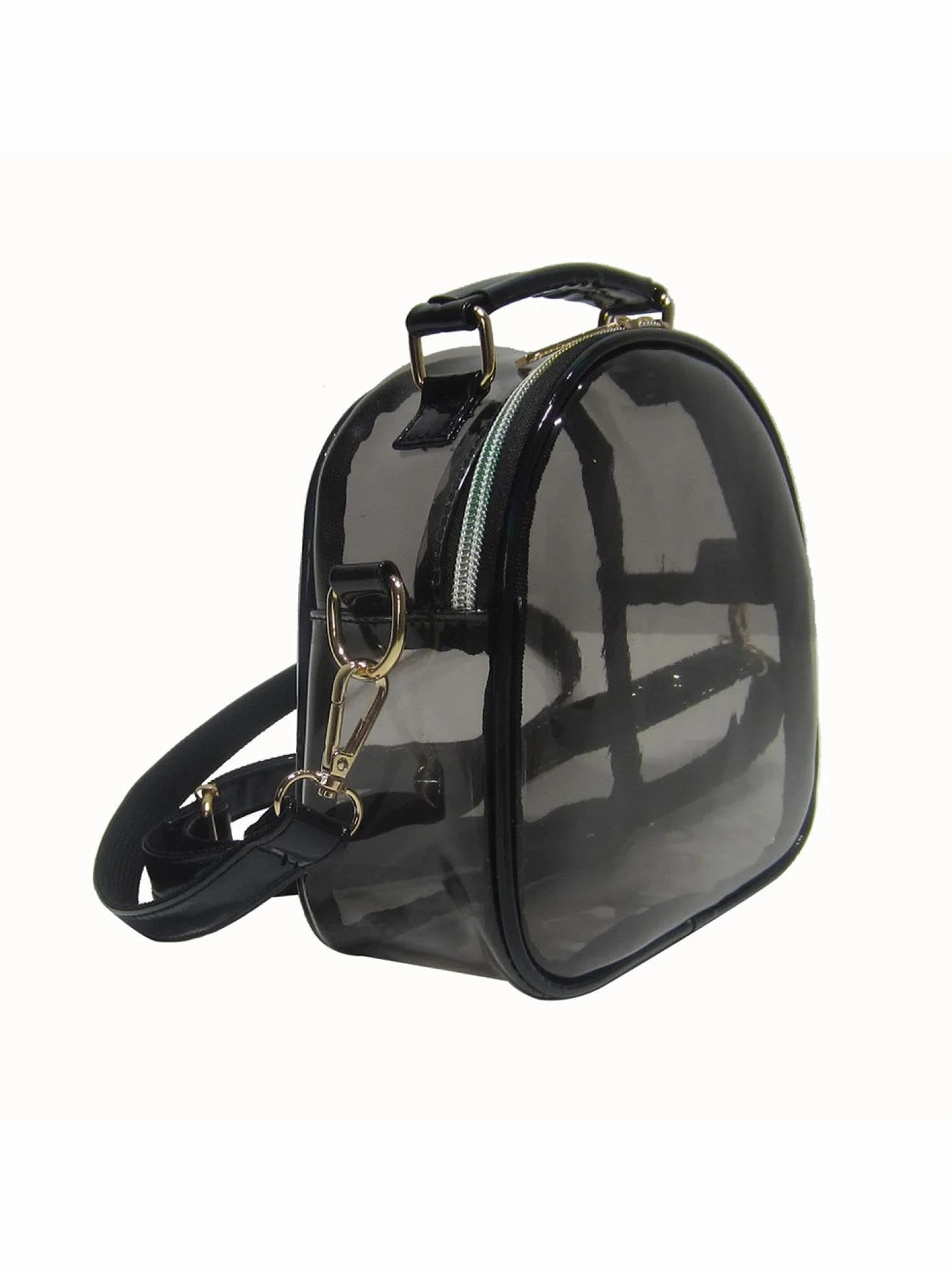 Przezroczyste PCV Crossbody Bag Women Mini Jelly Clear Ramion Torby