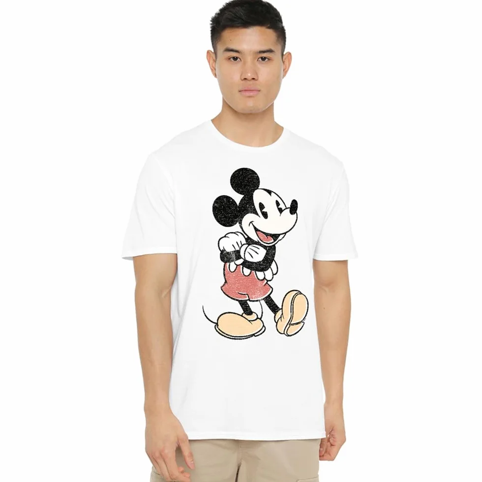 Disney Koszulka Mężczyźni Vintage Mickey