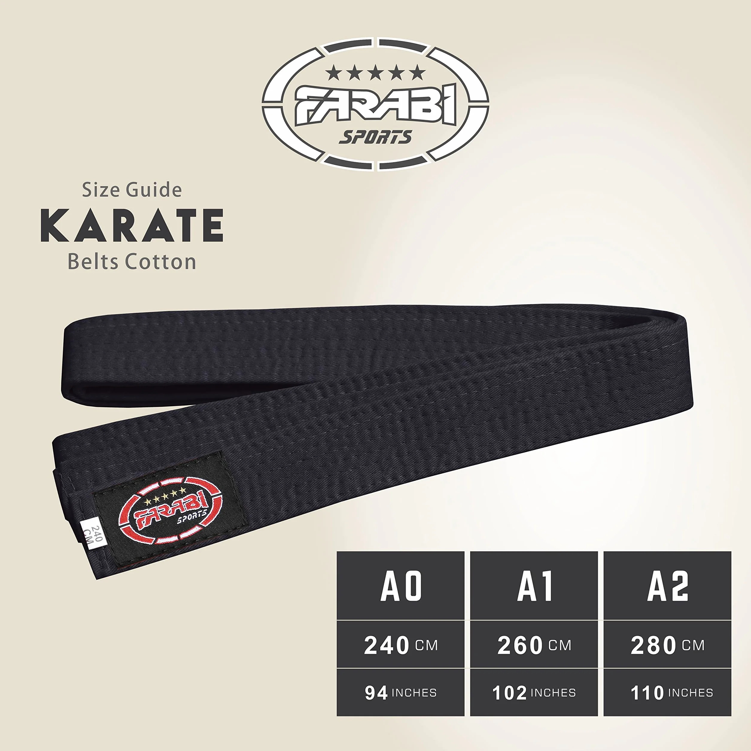 Farabi Sports Pas do karate wiele kolorów karate judo BJJ Taekwondo