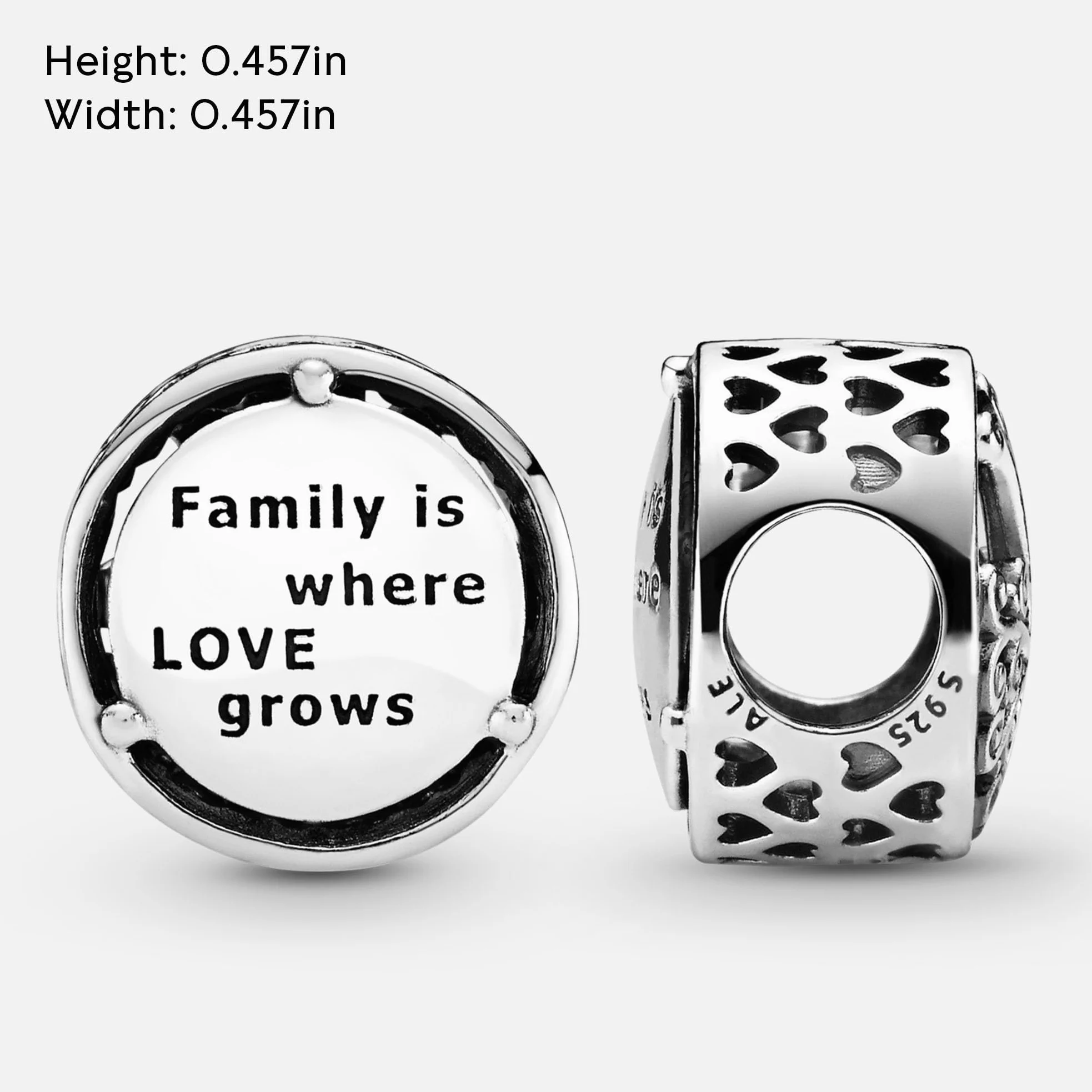 PANDORA Damen-Bead Charms 925 Sterlingsilber 797590
