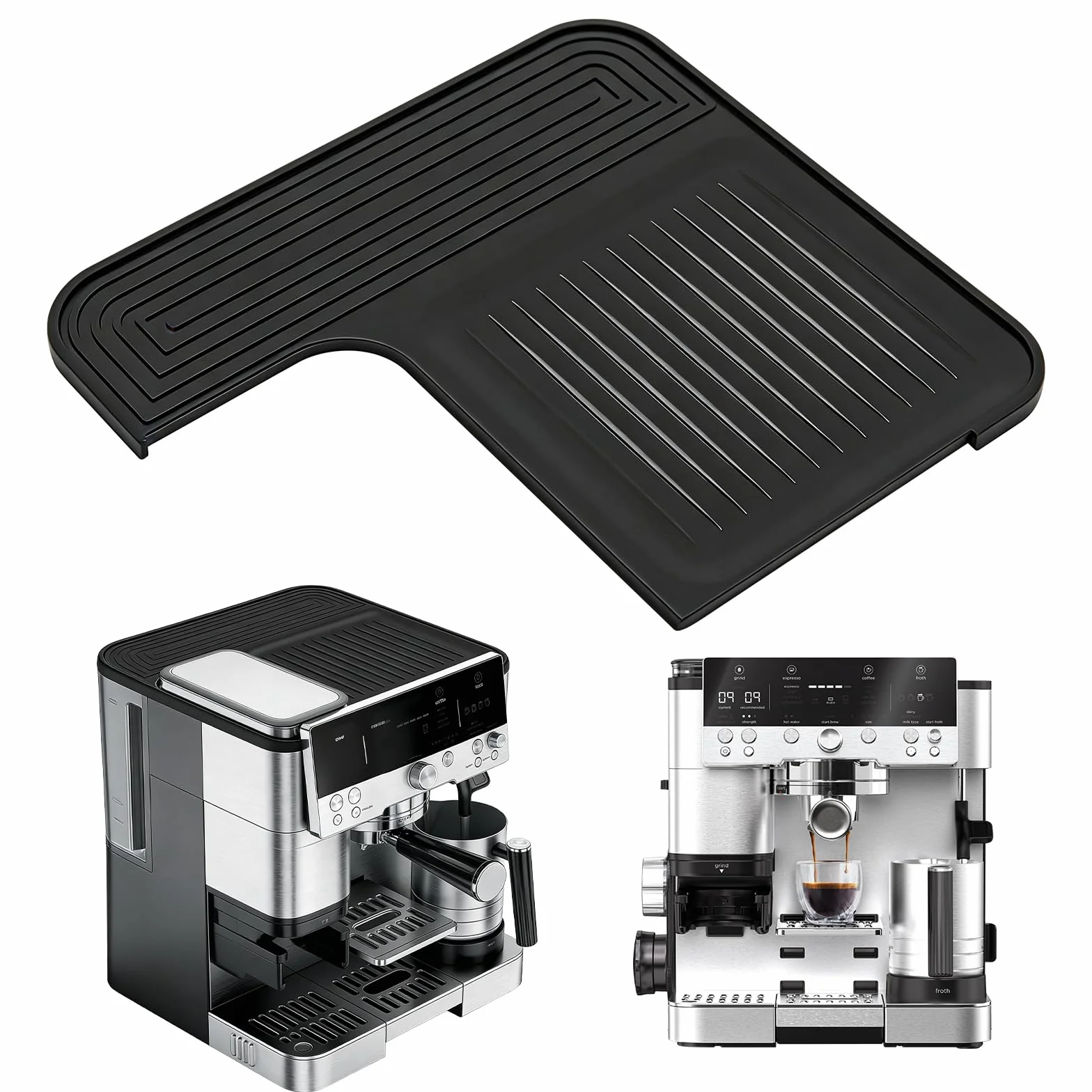 Mata silikonowa do Ninja Luxe Café ES601EU/SE701EU – antypoślizgowa i odporna na zarysowania, wodoszczelna, odporna na wysokie temperatury, łatwa do czyszczenia, idealne akcesoria do ekspresów
