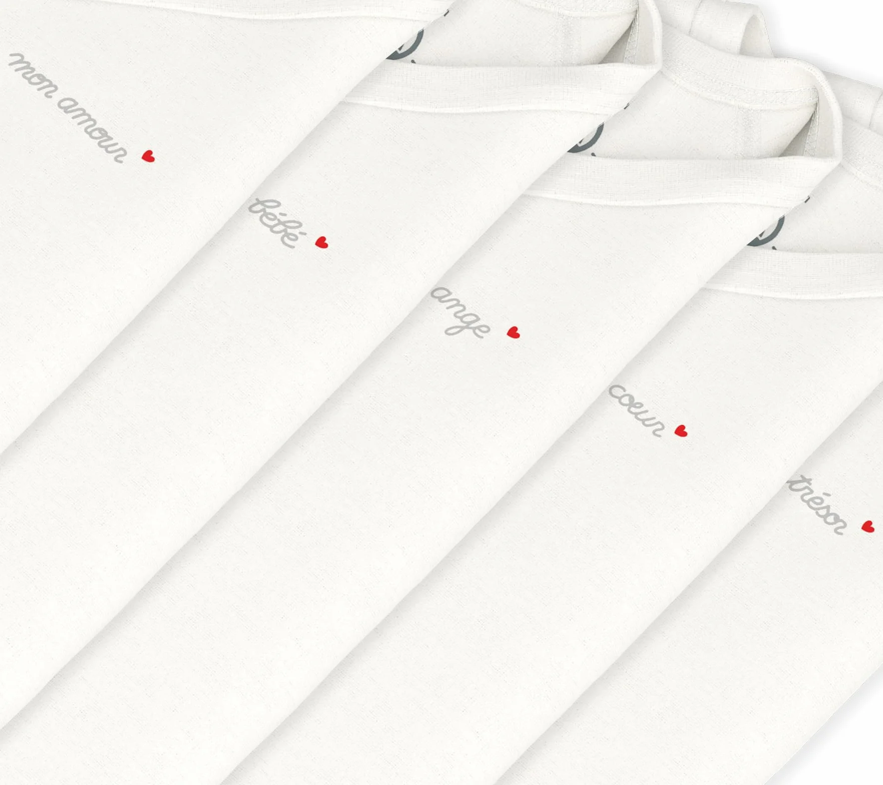 Petit Bateau Jednokolorowe bawełniane body dla niemowląt z długim rękawem