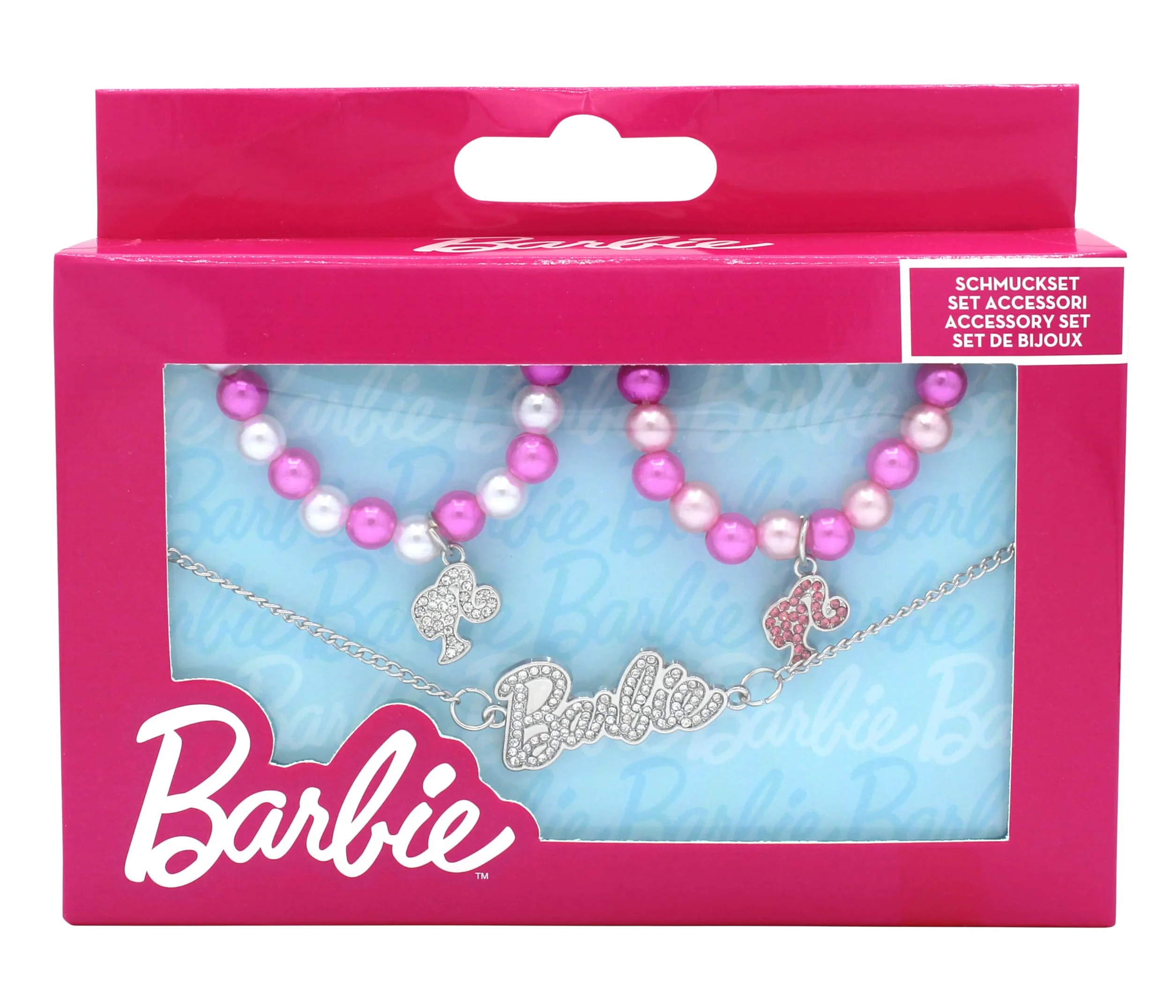 Joytoy - Barbie zestaw biżuterii naszyjnik i bransoletki